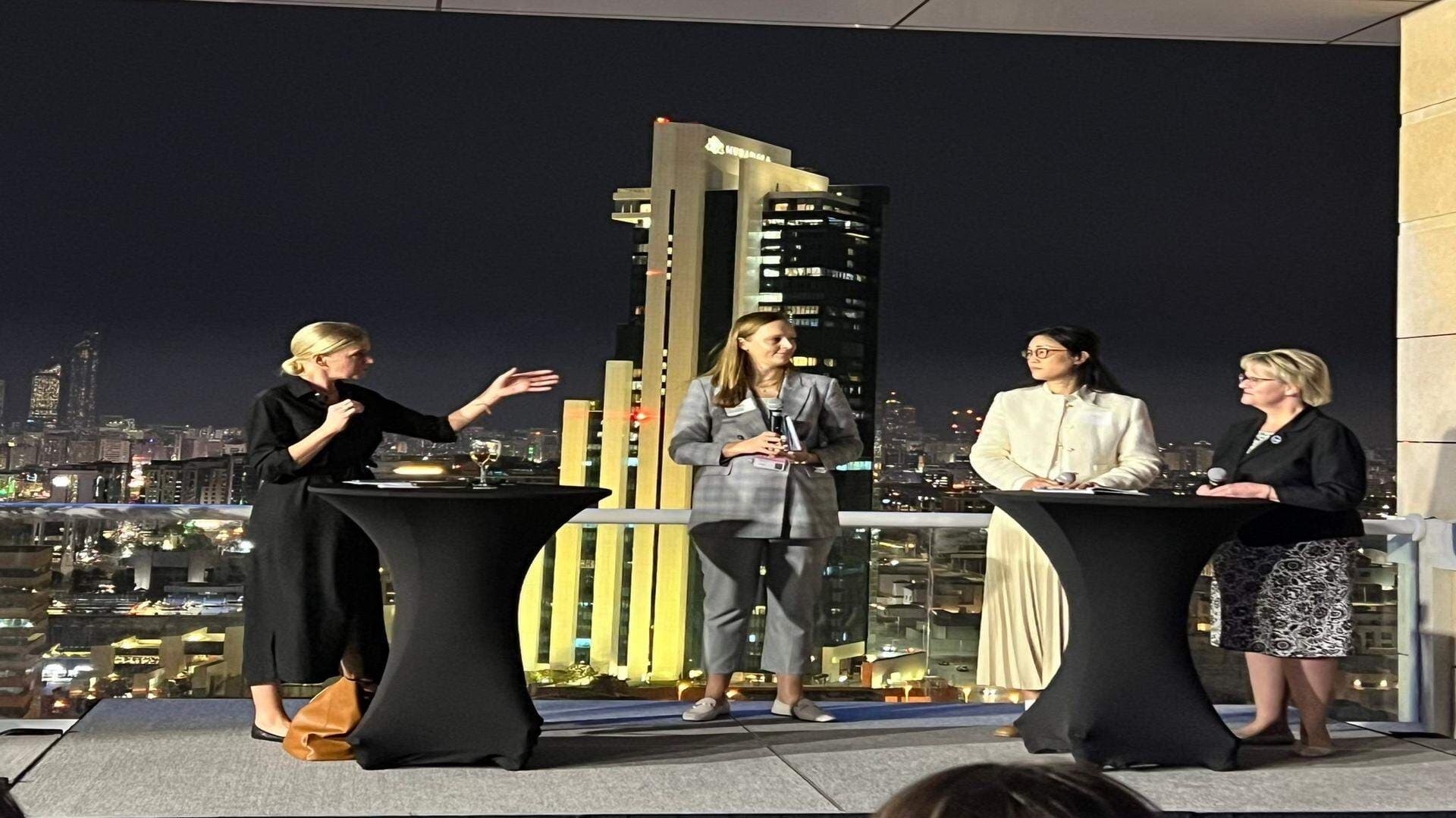 Event som Svenskt Näringsliv arrangerade på plats i Abu Dhabi.