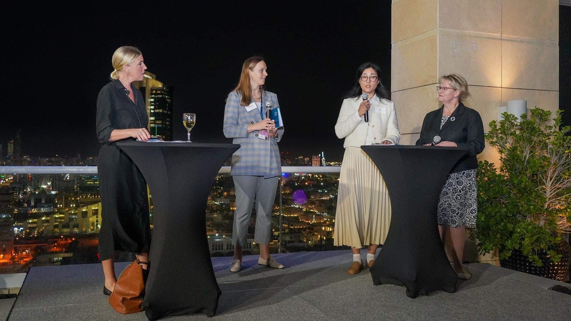 Event som Svenskt Näringsliv arrangerade på plats i Abu Dhabi.