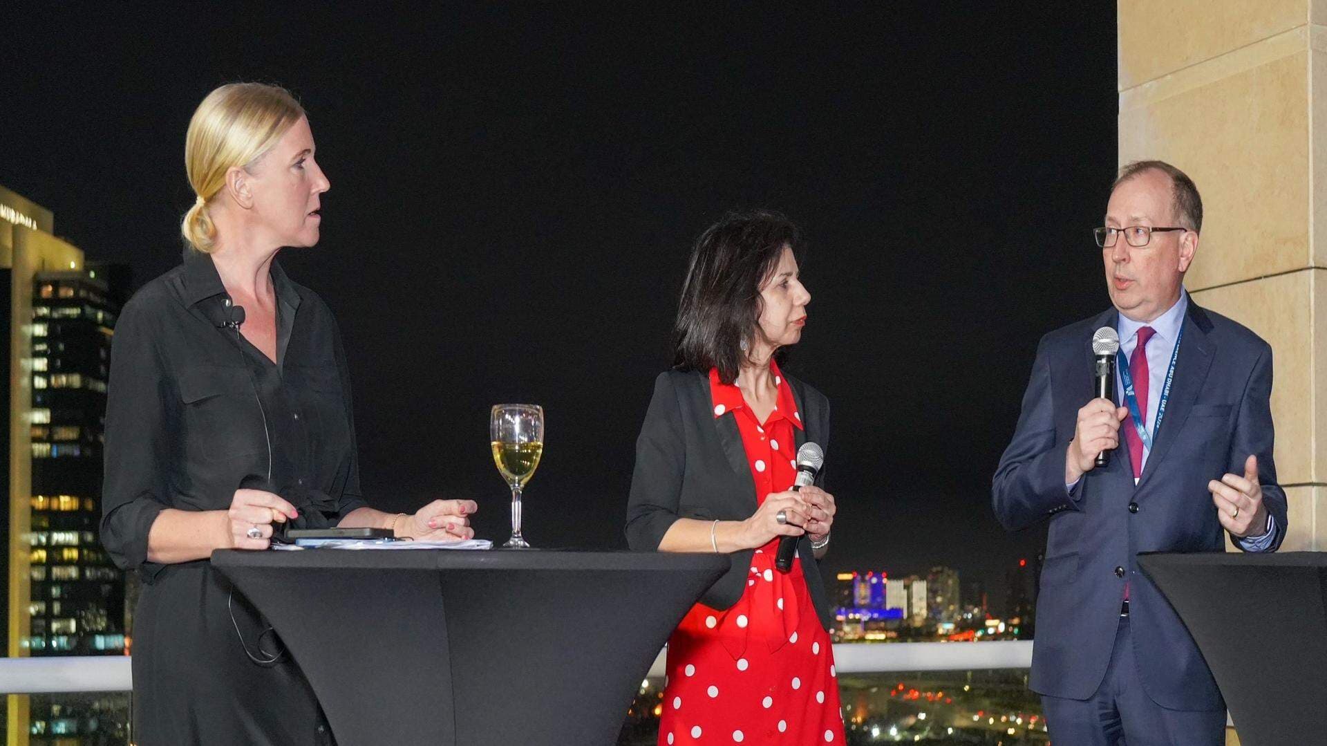 Event som Svenskt Näringsliv arrangerade på plats i Abu Dhabi.