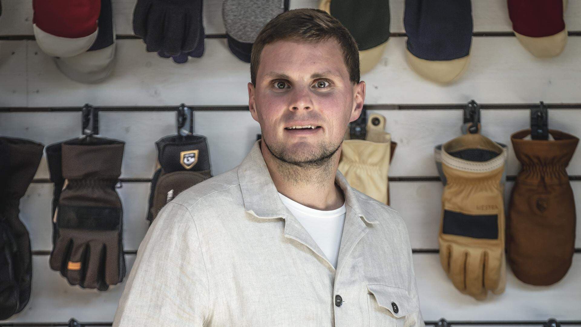 Anton Magnusson, vd på Hestra Gloves.