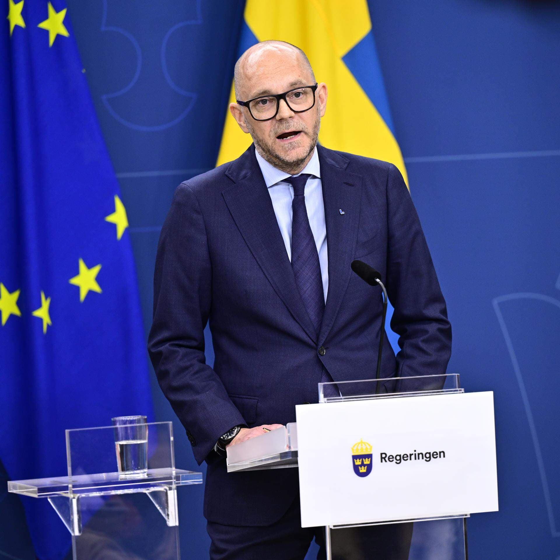 Johan Britz (L) arbetsmarknadsminister.