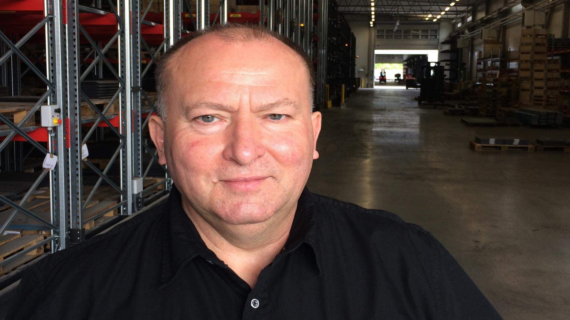 Alexander Denes, platschef på Borox International.