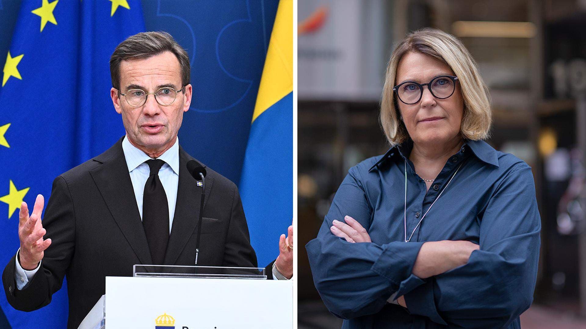 Karin Johansson tycker att regeringens budget är ett steg i rätt riktning.