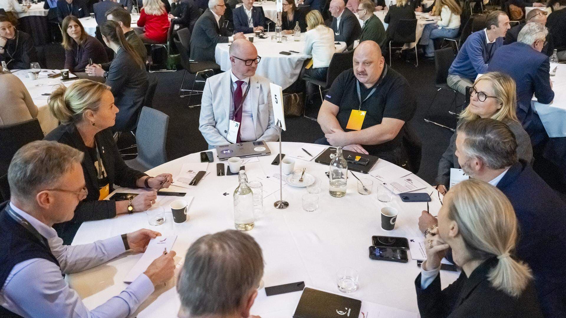 Företagare och andra deltagare på Tillväxtdagen i Malmö.