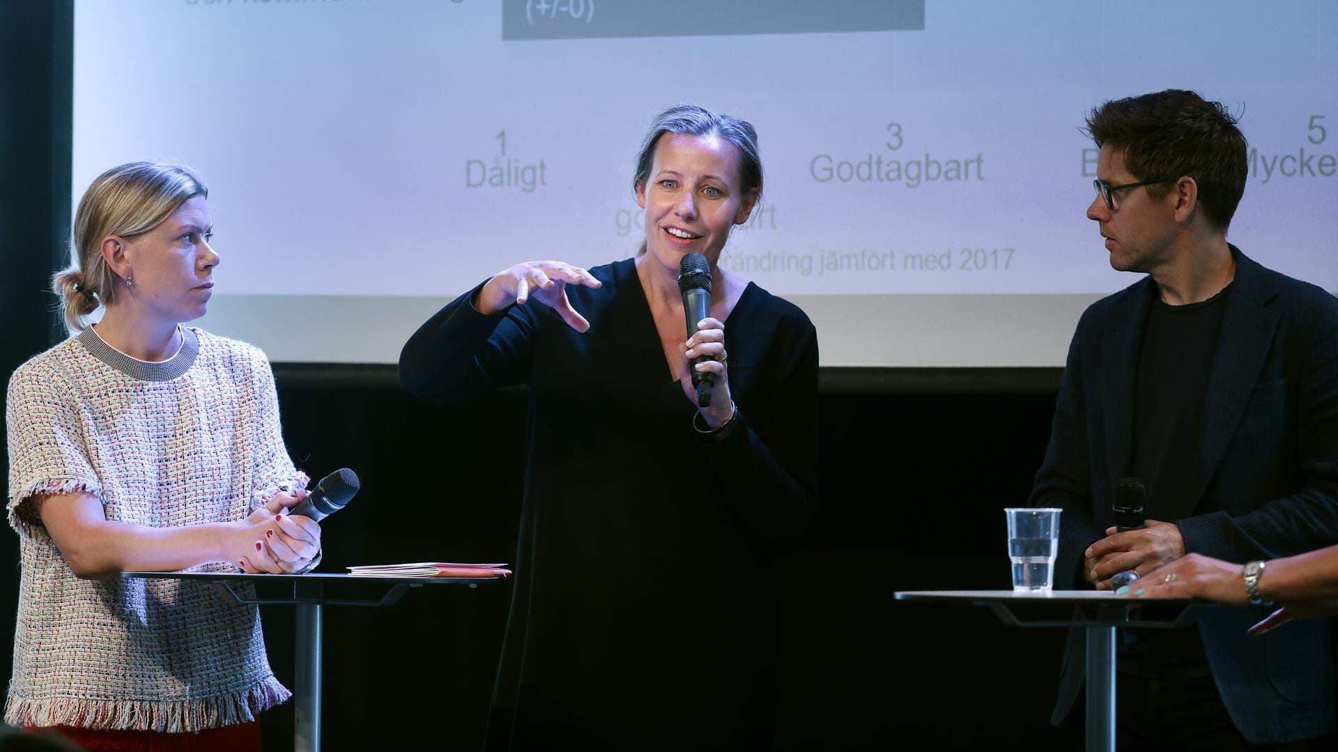 Maria Carboni, som är restaurangchef på Riche och Teatergrillen, Anna Lallerstedt, som driver Gondolen vid Slussen och Hugo Leichenring, som driver it-företaget Ants, är inte nöjda med Stockholms företagsklimat.