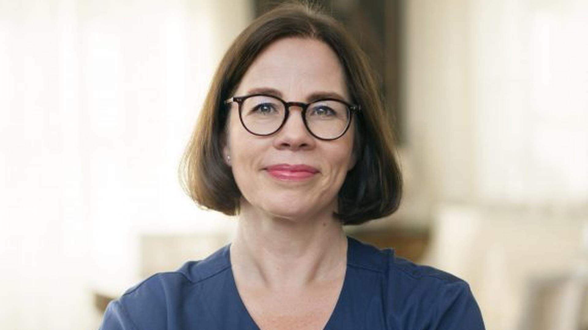 Läkaren Maarit Korkeila Lidén på Sophiahemmet.