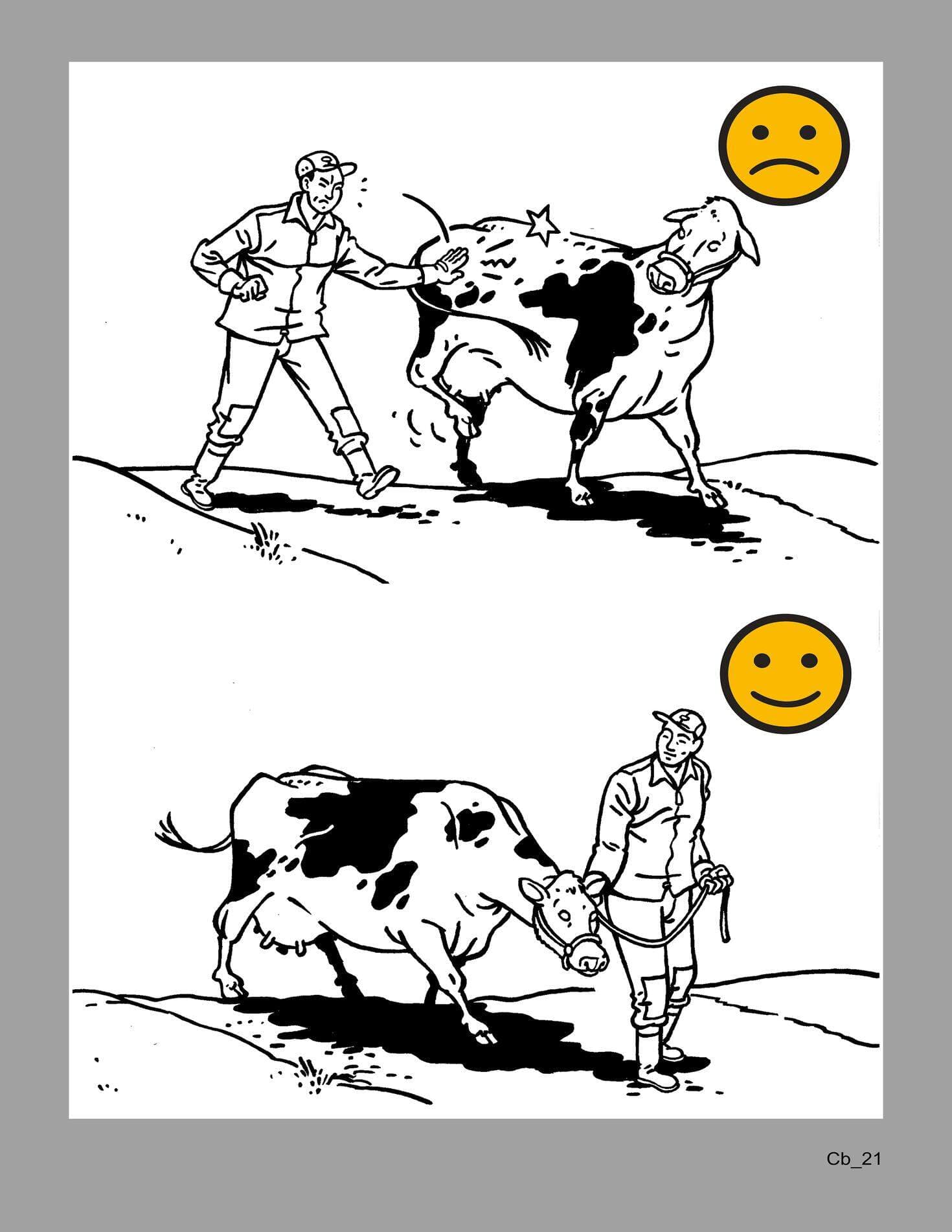 Illustration ur Jobba säkert i lantbruket