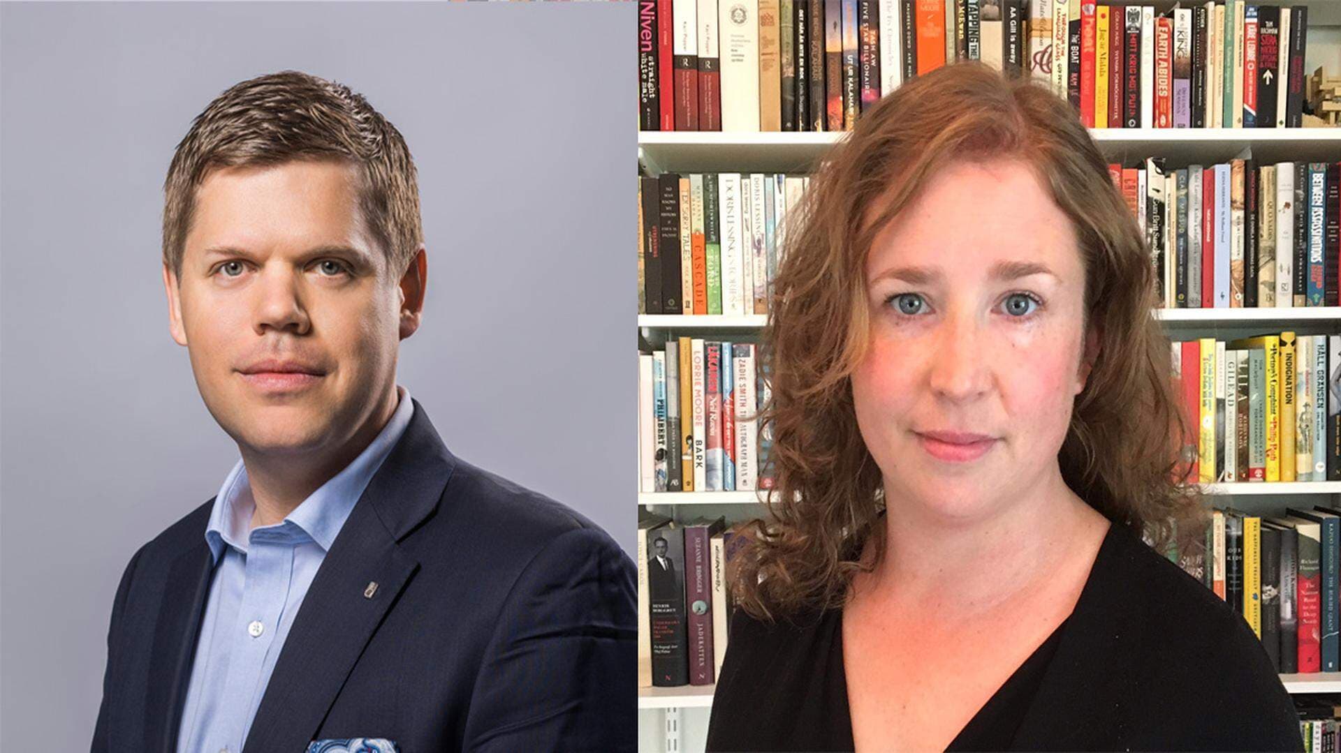 Johan Olsson, utbildningspolitisk expert och Karin Rebas, skolpolitisk expert.