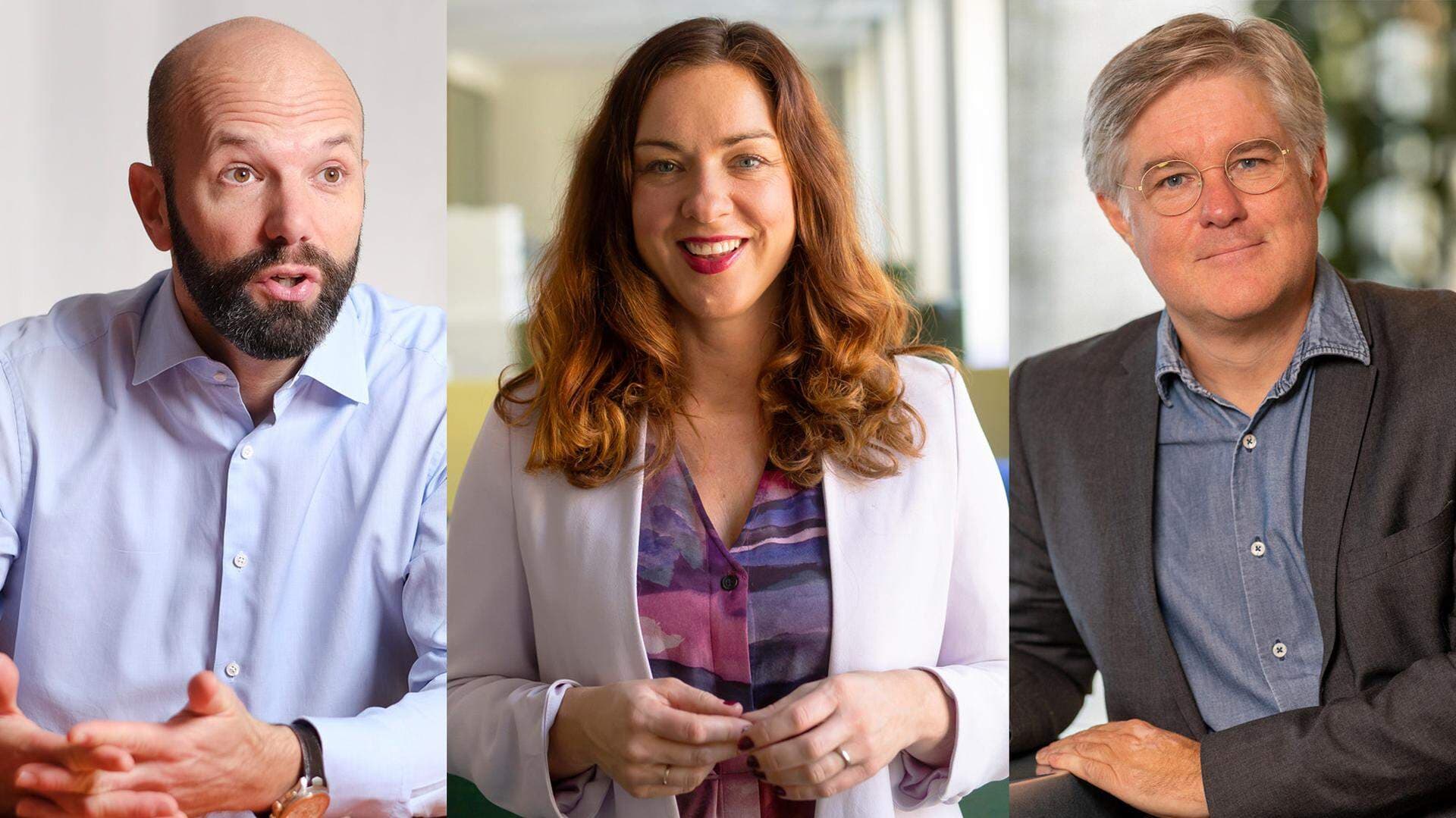 Mattias Dahl, Svenskt Näringsliv, Veronica Magnusson, Vision och Martin Wästfelt, PTK.