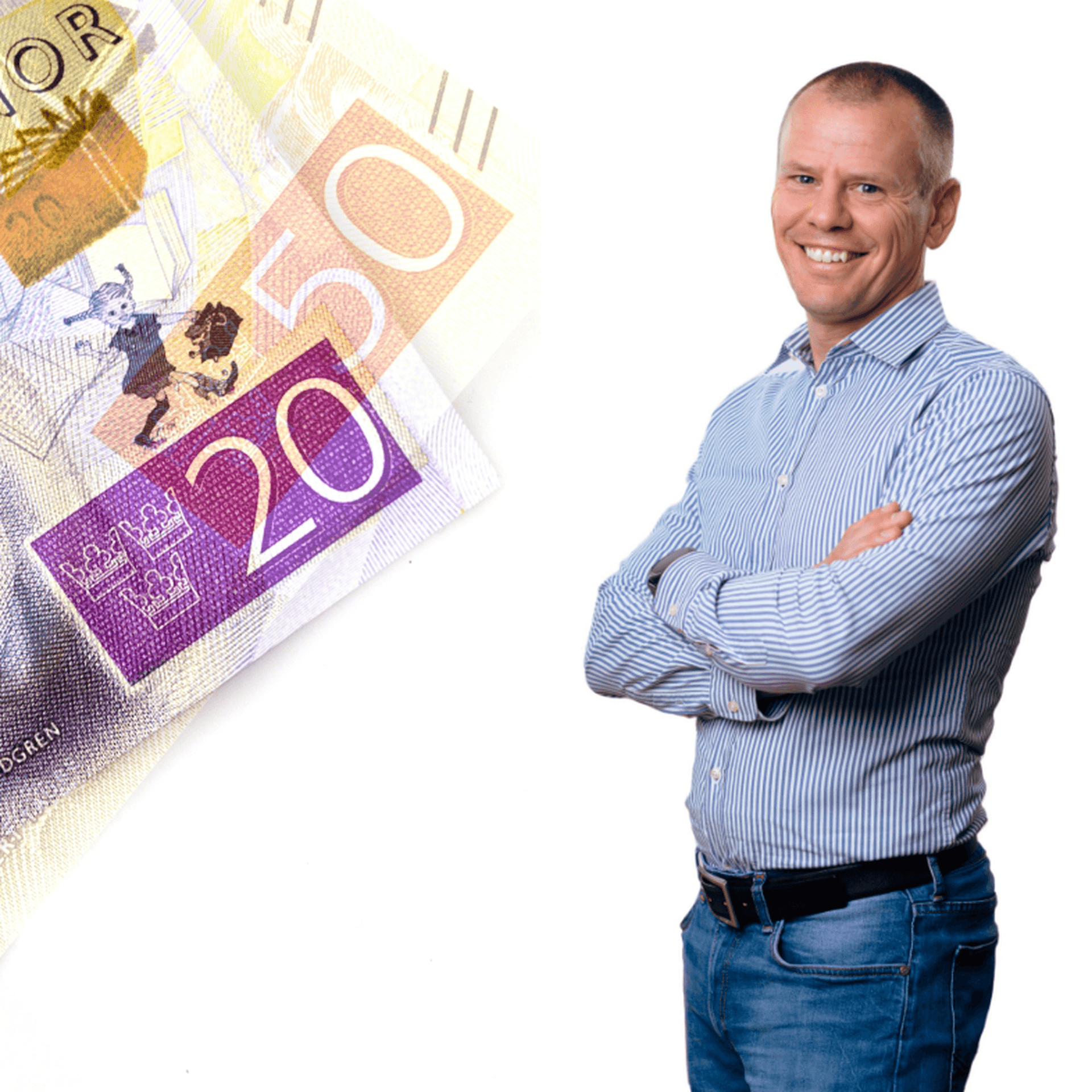 Pontus Angland och sedlar