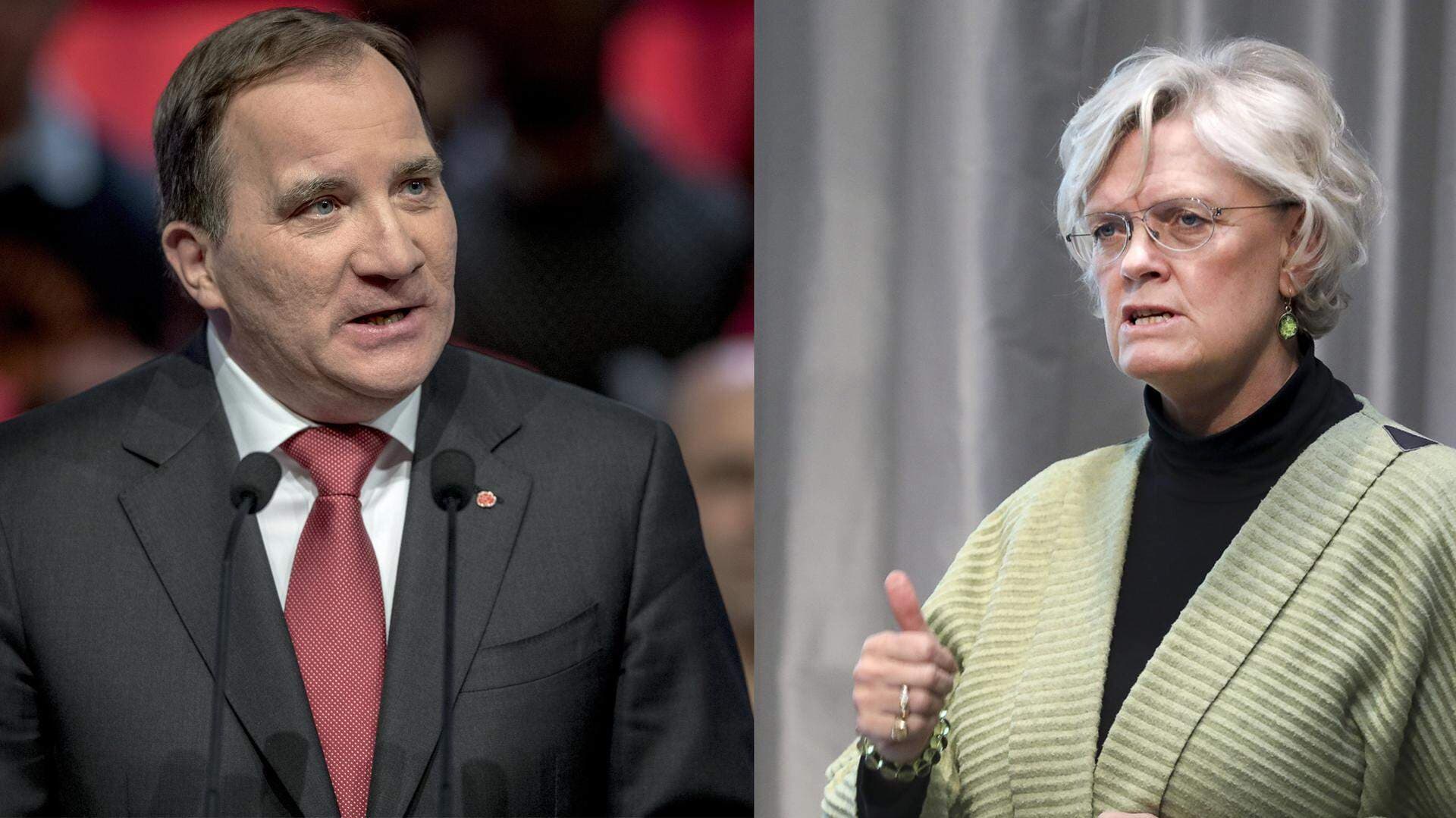 Stefan Löfven och Carola Lemne