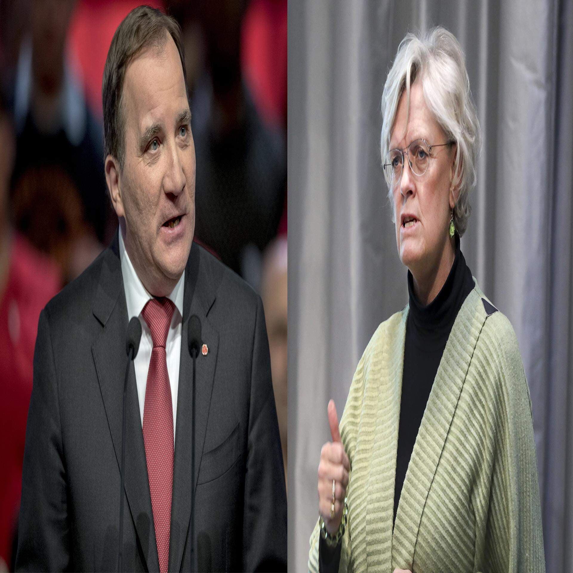 Stefan Löfven och Carola Lemne