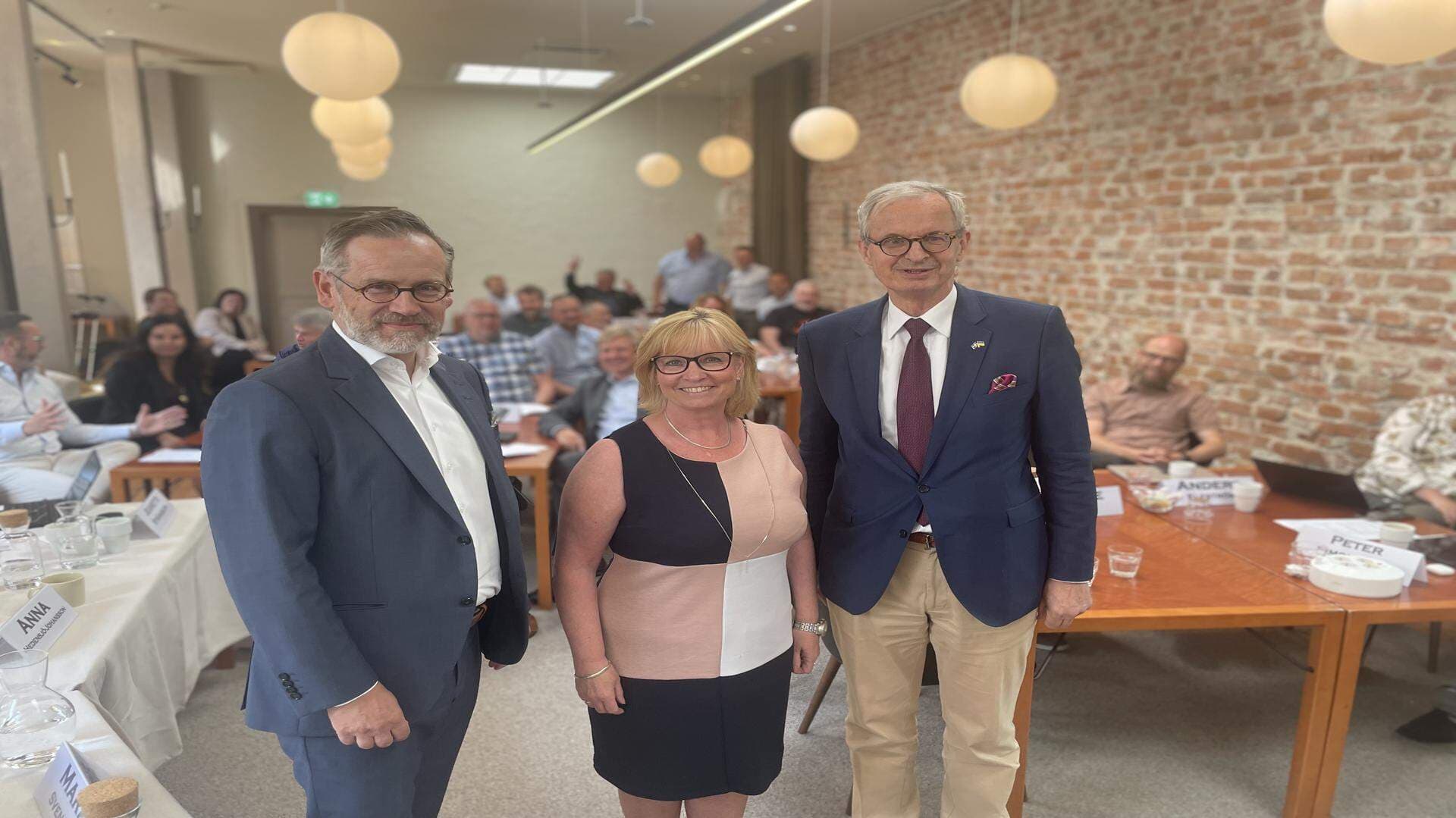 Christian Danielsson, Jens Hedström och Marie Svensson