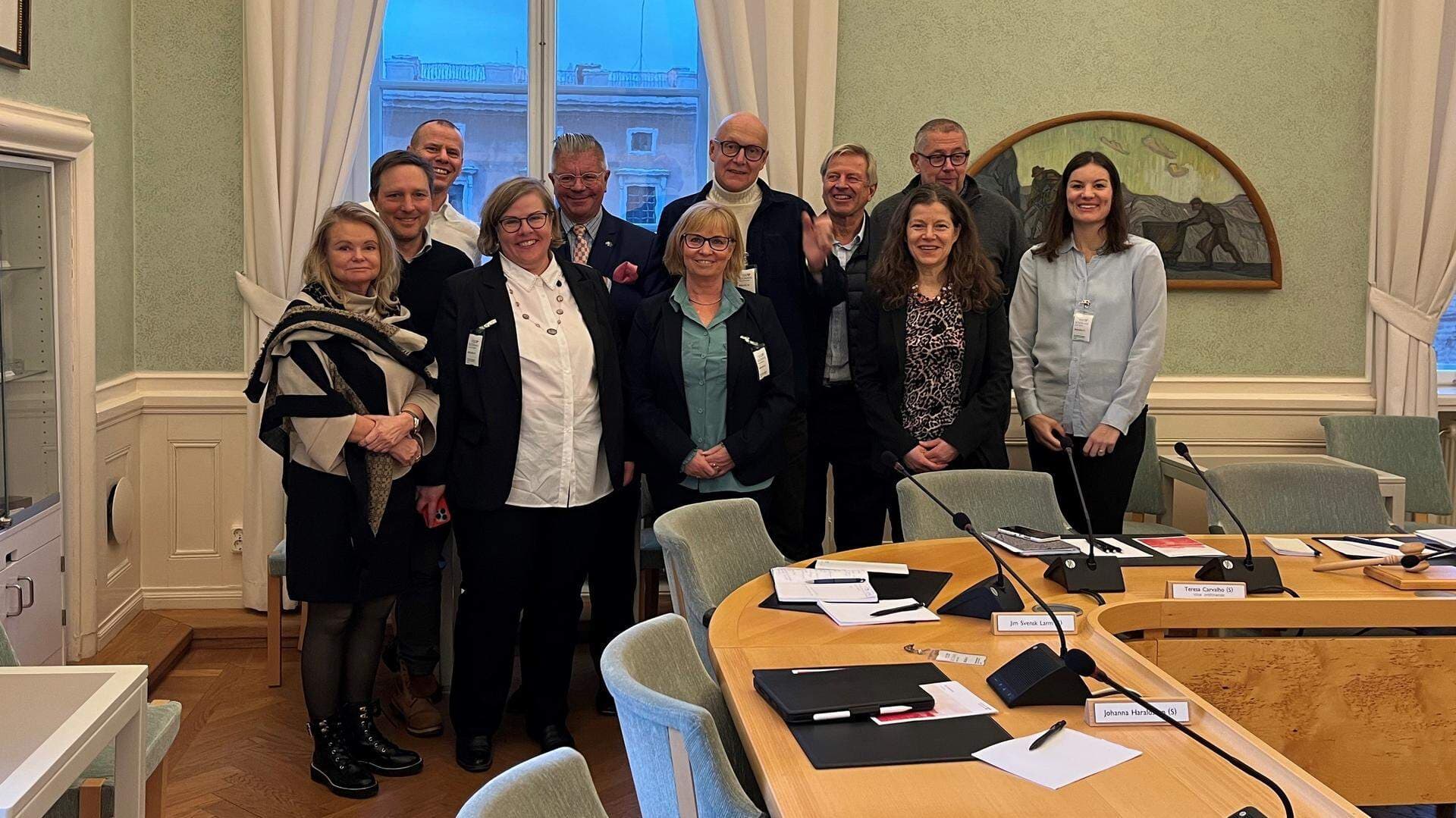 SME-kommittéledamöter och Hans Wallmark (M)