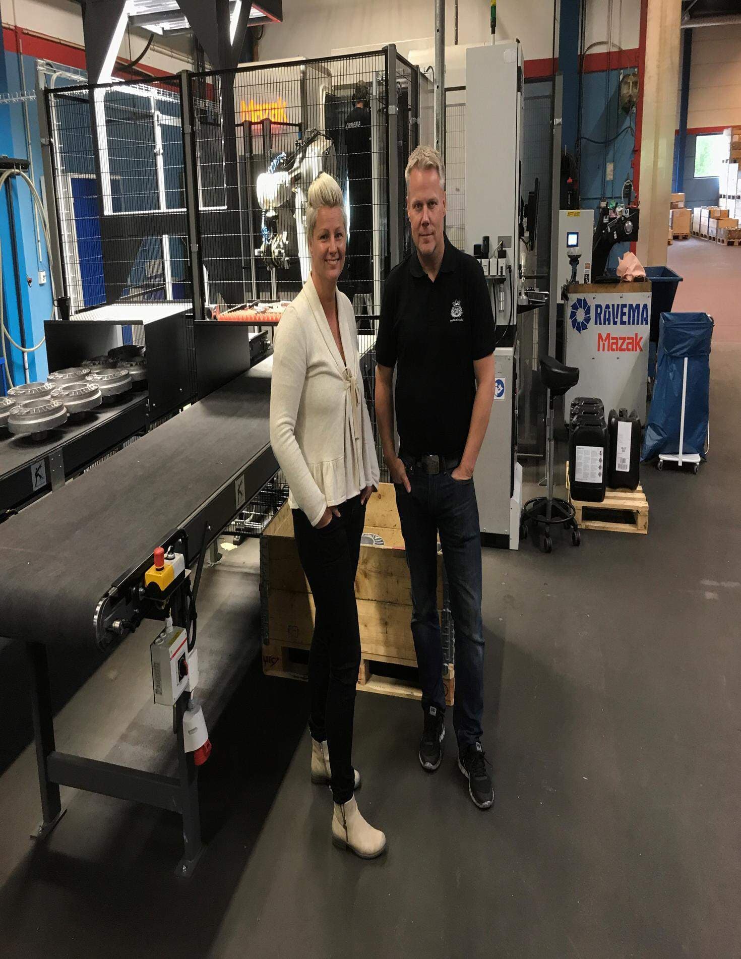 G-tech ”Två av delägarna till G-tech i Reftele AB, Lina och Mattias Gunnarsson