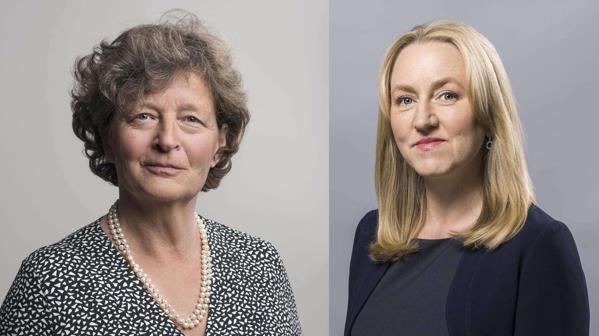 Caroline af Ugglas, vice VD, Maria Sunér Fleming, enhetschef energi, infrastruktur och miljö,