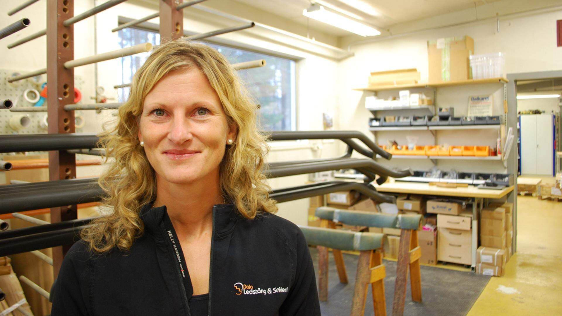 Anna-Karin Tyskhagen från Dala Ledstång & Snickeri i Rättvik