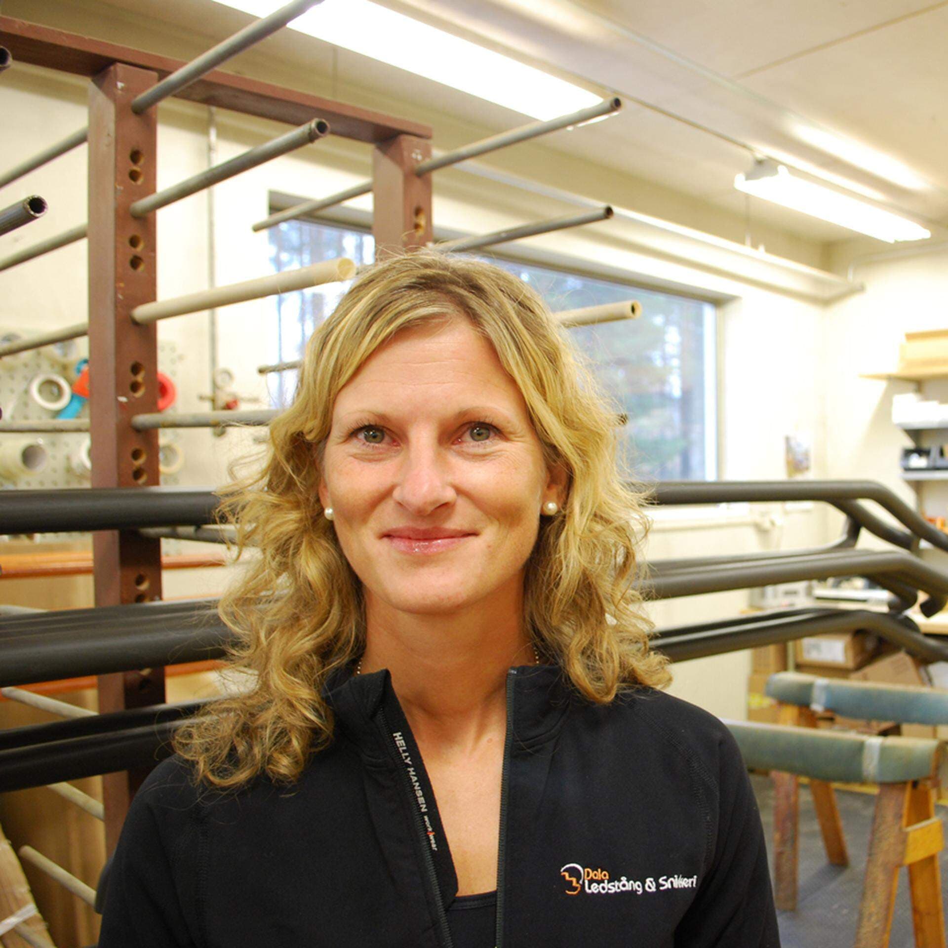 Anna-Karin Tyskhagen från Dala Ledstång & Snickeri i Rättvik