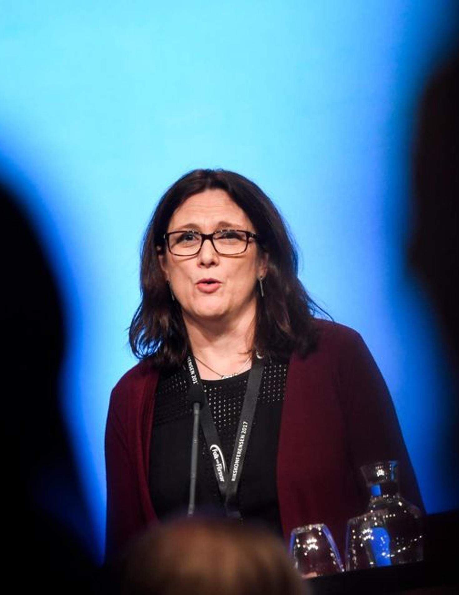 EU:s handelskommissionär Cecilia Malmström arbetar för att fler avtal för frihandel