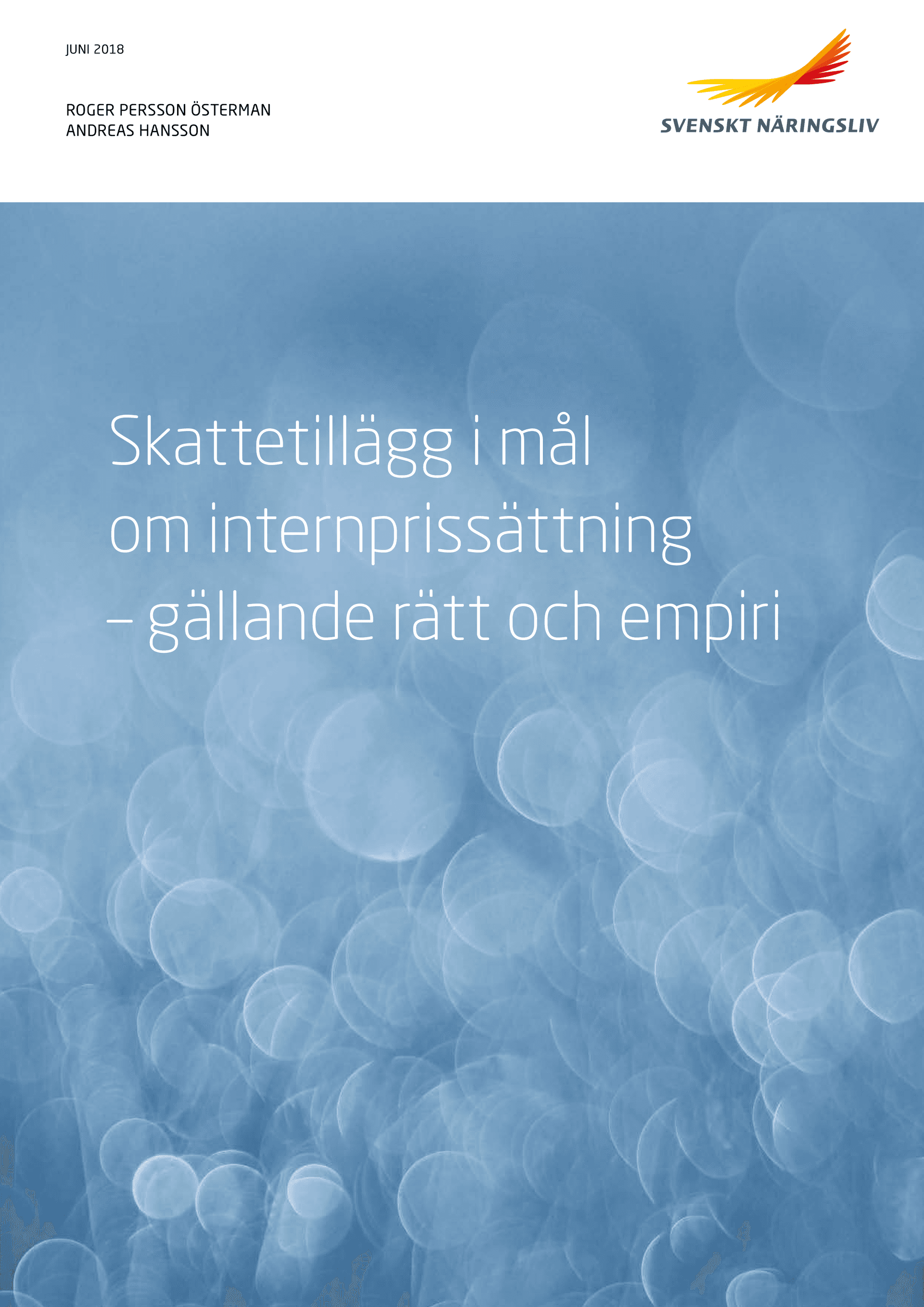 Skattetillägg i mål om interprissättning- gällande rätt och empiri