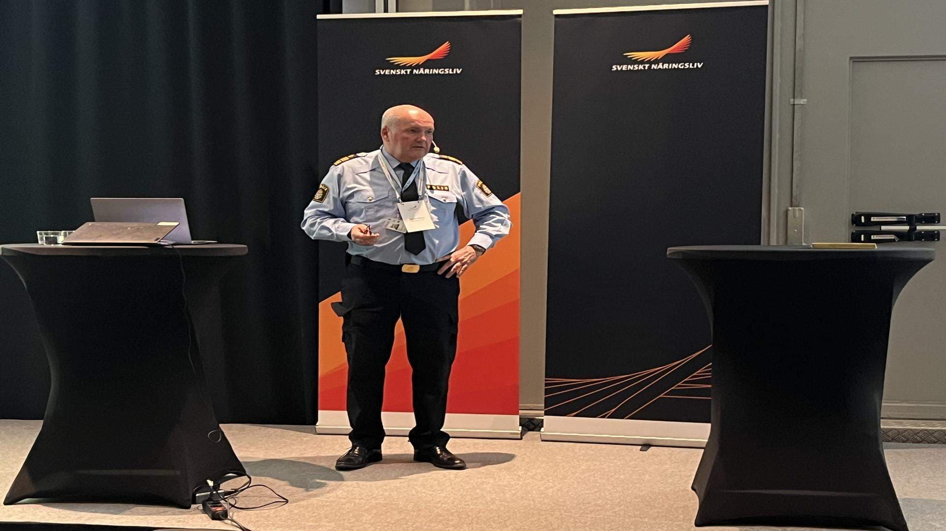 Thomas Nilsson, polismästare Polisregion Nord, Operativa enheten, talade om den regionala brottsutvecklingen och de polisiära insatserna.