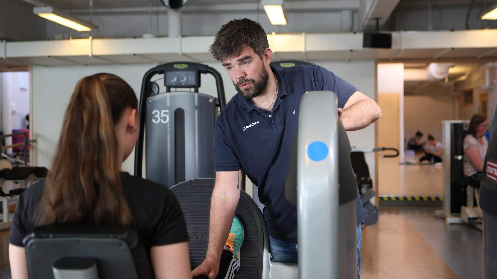 I gymmet på Hermelinen
