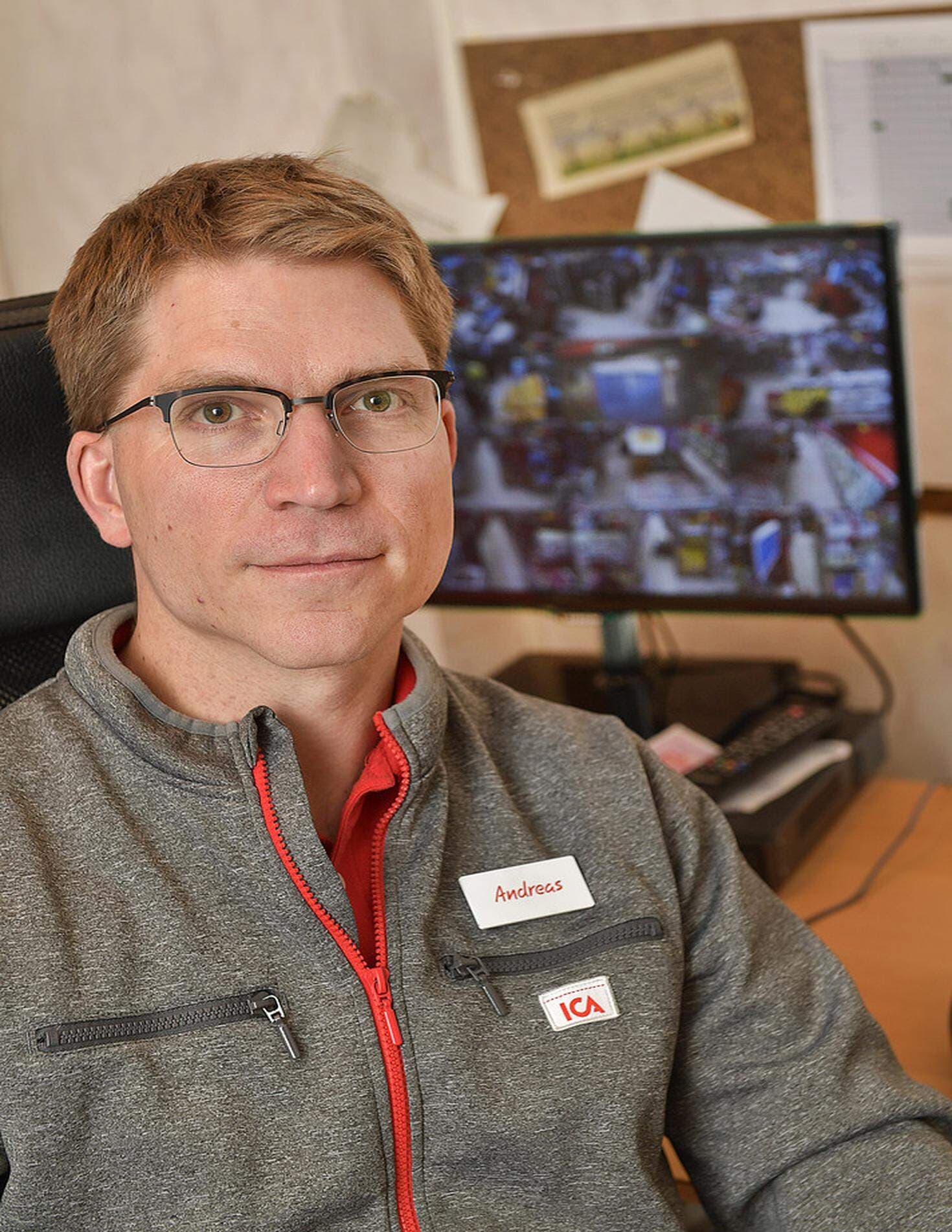 Andreas Bygler, Ica-handlare i Sätra Centrum
