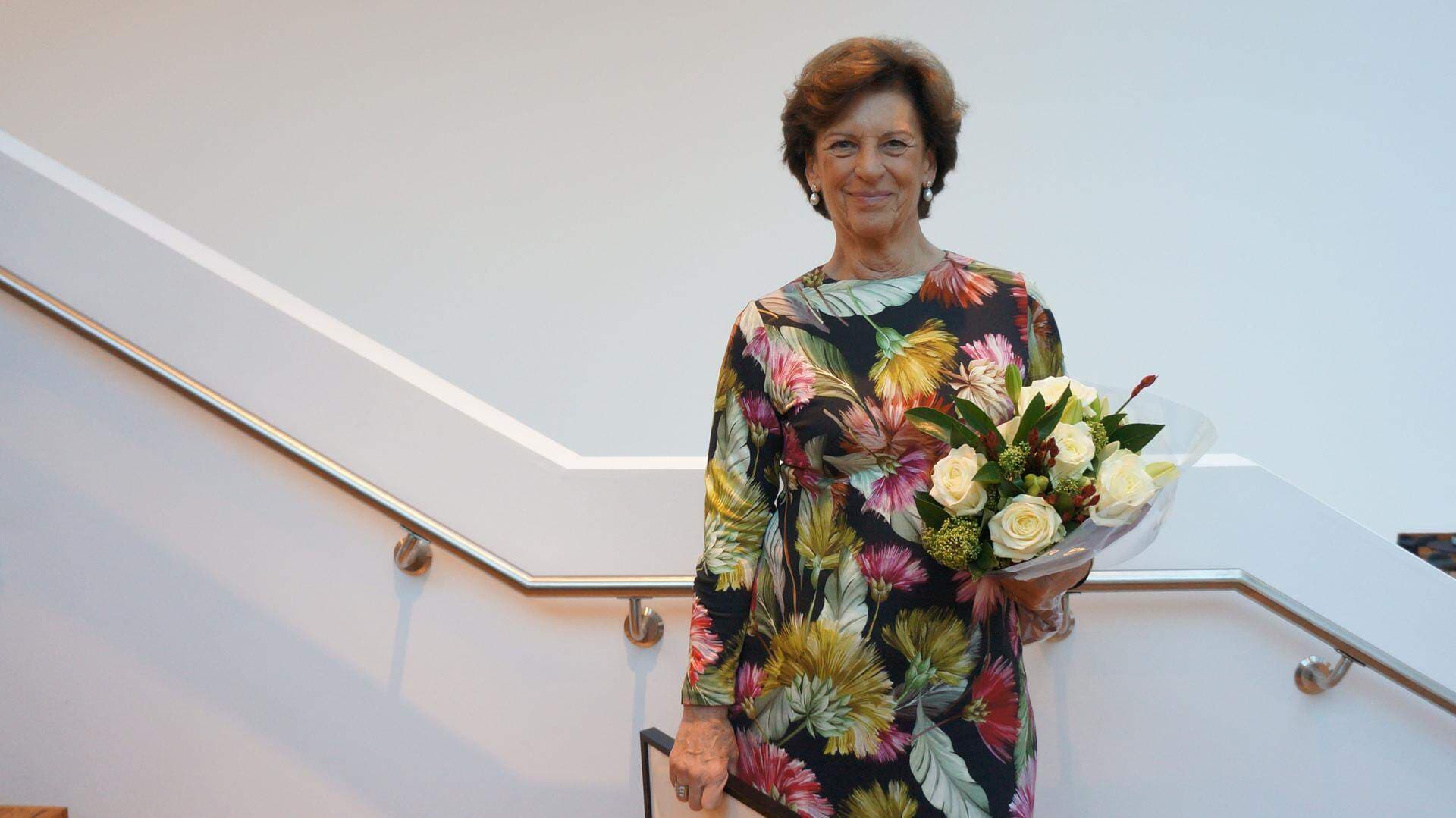 Antonia Ax:son Johnson, som tilldelas av 2016 års Nicolinpris.