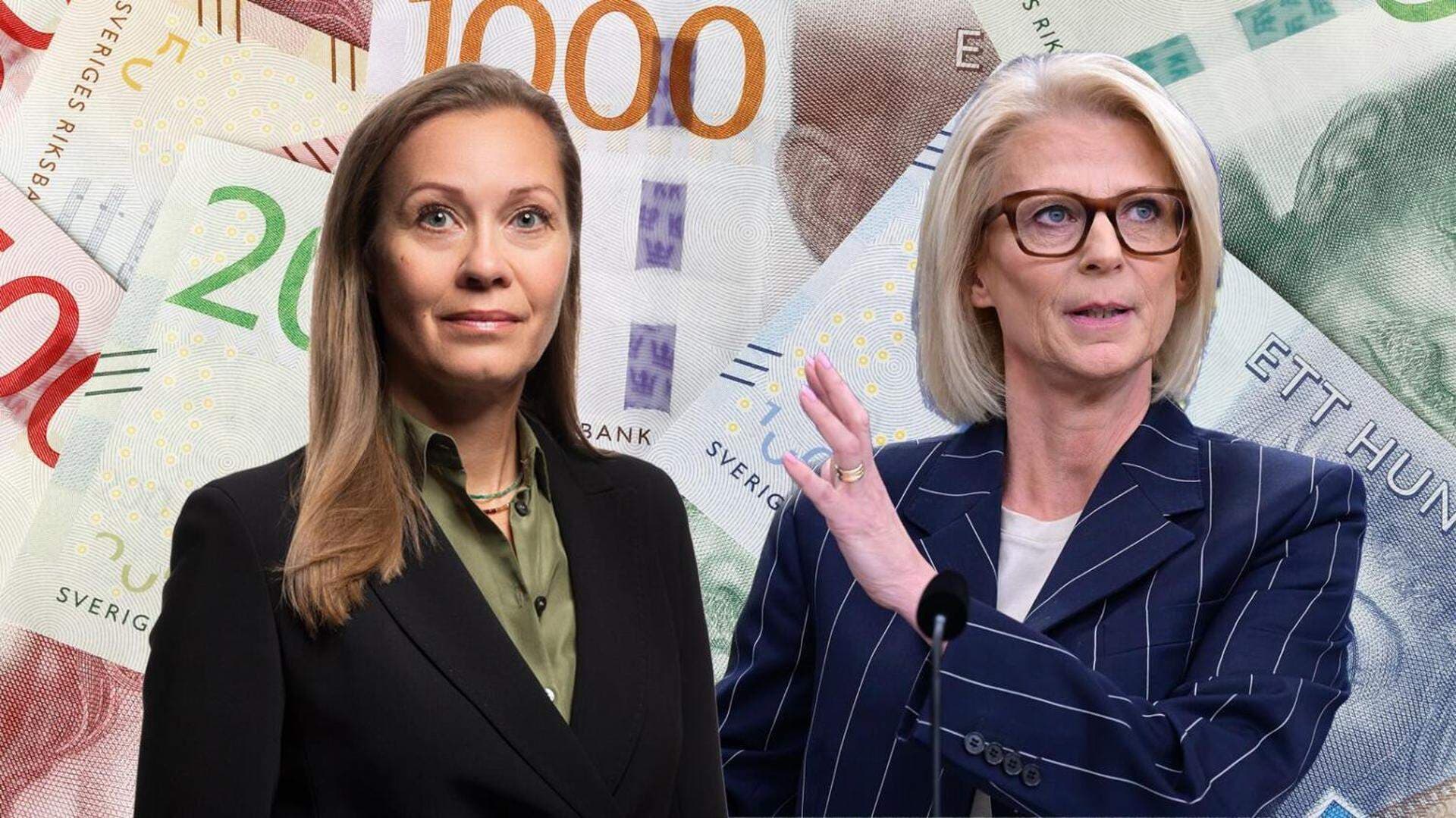 Elisabeth Svantesson och Catharina Bäck