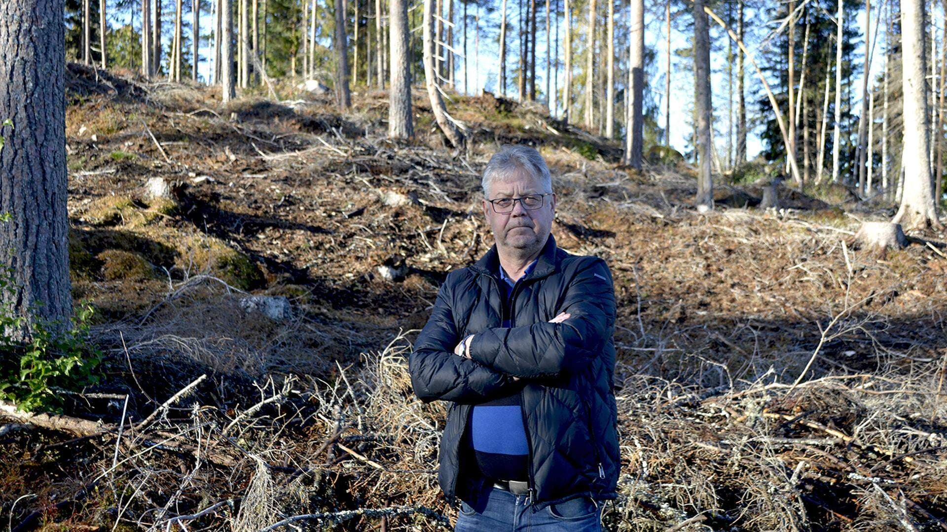 Björn Hansols, skogsägare från Svärdsjö