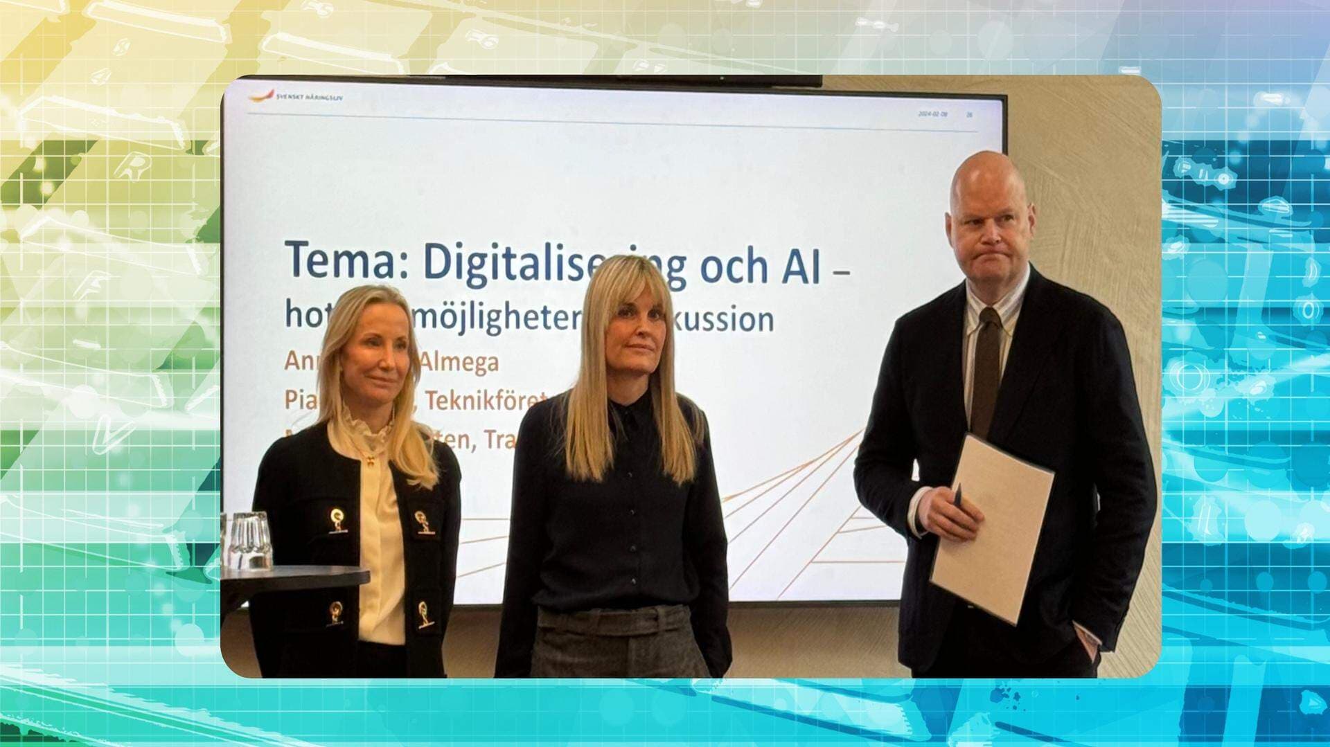 Pia Sandvik, Ann Öberg och Marcus Dahlsten