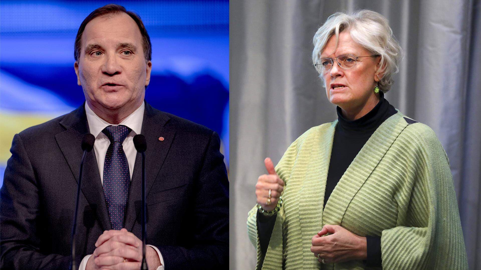 Stefan Löfven och Carola Lemne