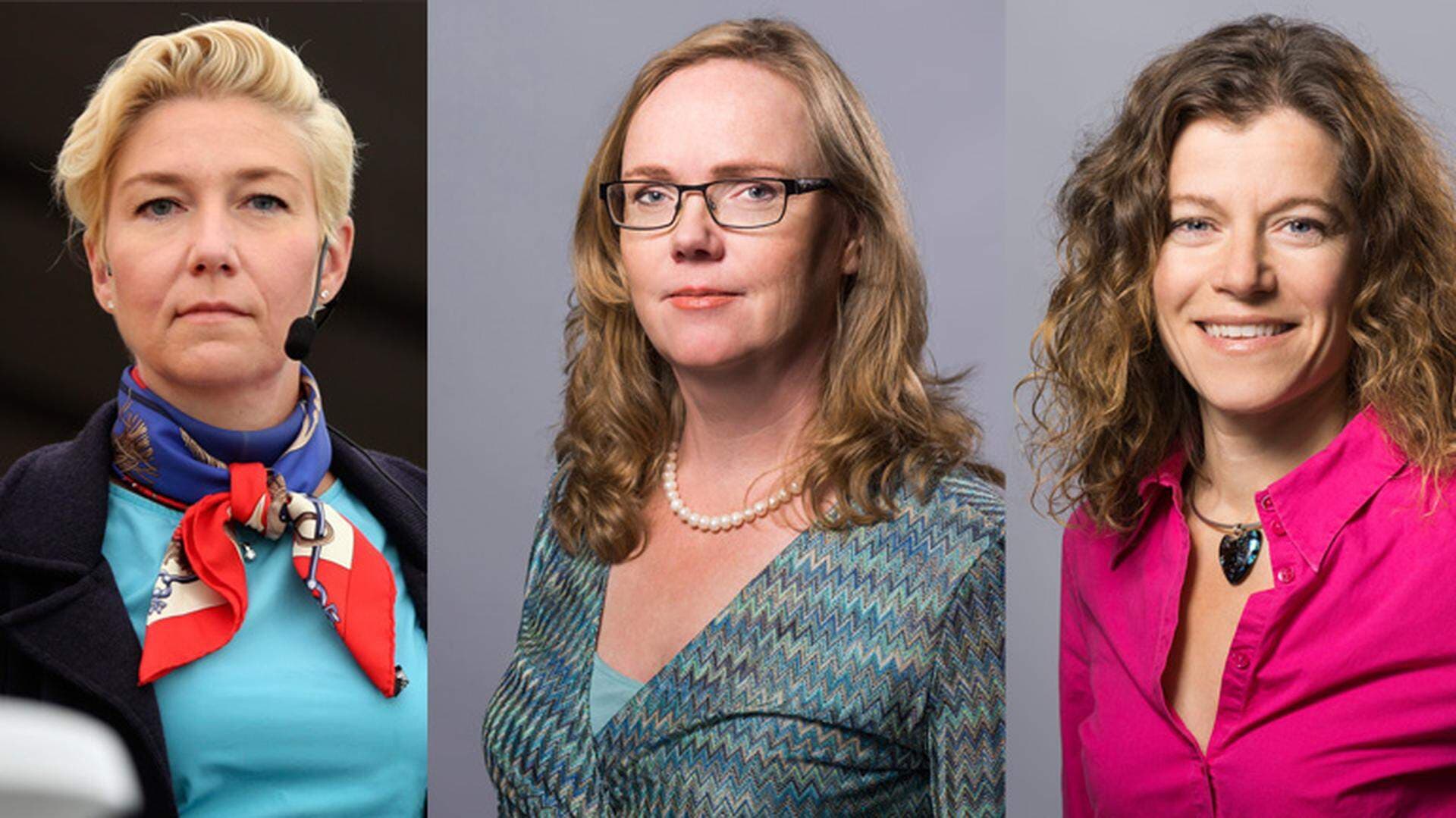 Jennie Cato, Teknikföretagen, Eva Häussling, Svenskt Näringsliv, Cemille Ustun, Almega.