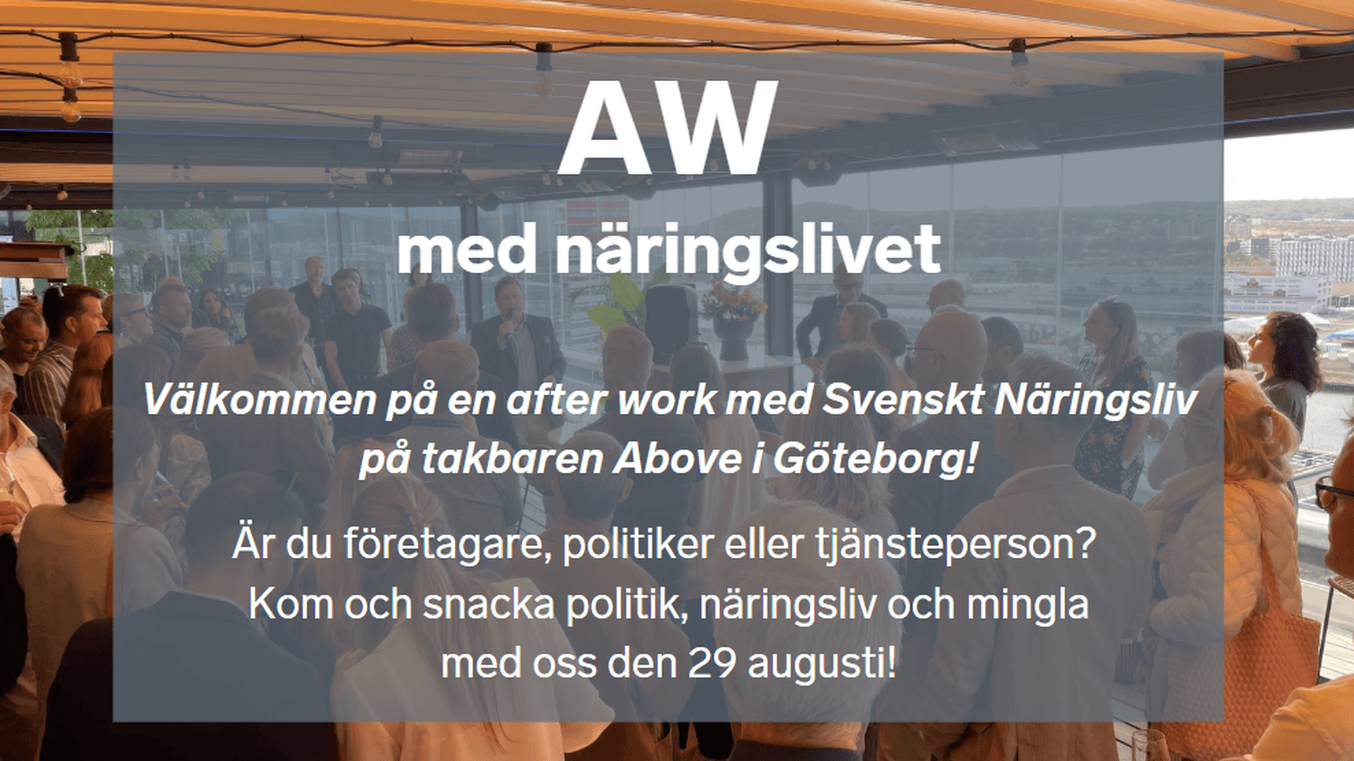 AW Väst banner