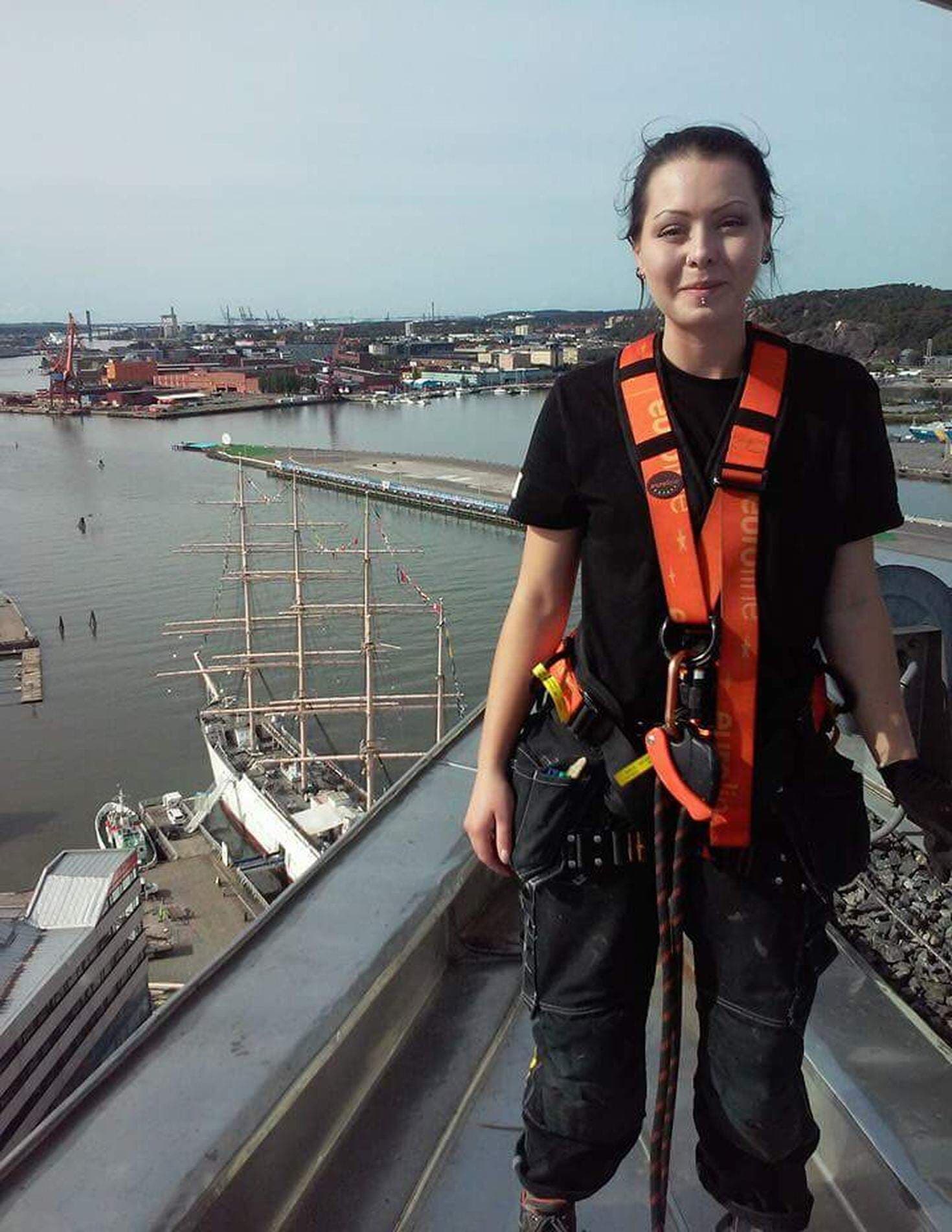 Alva Seljee, plåtslagare.