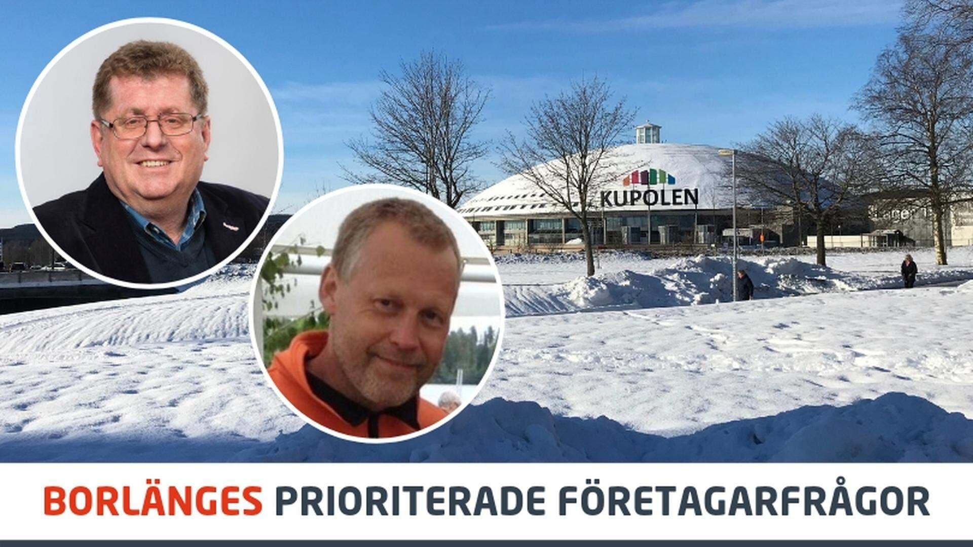 Jan Bohman, kommunalråd Borlänge kommun och Niclas Granér, Totalsport Scandinavia