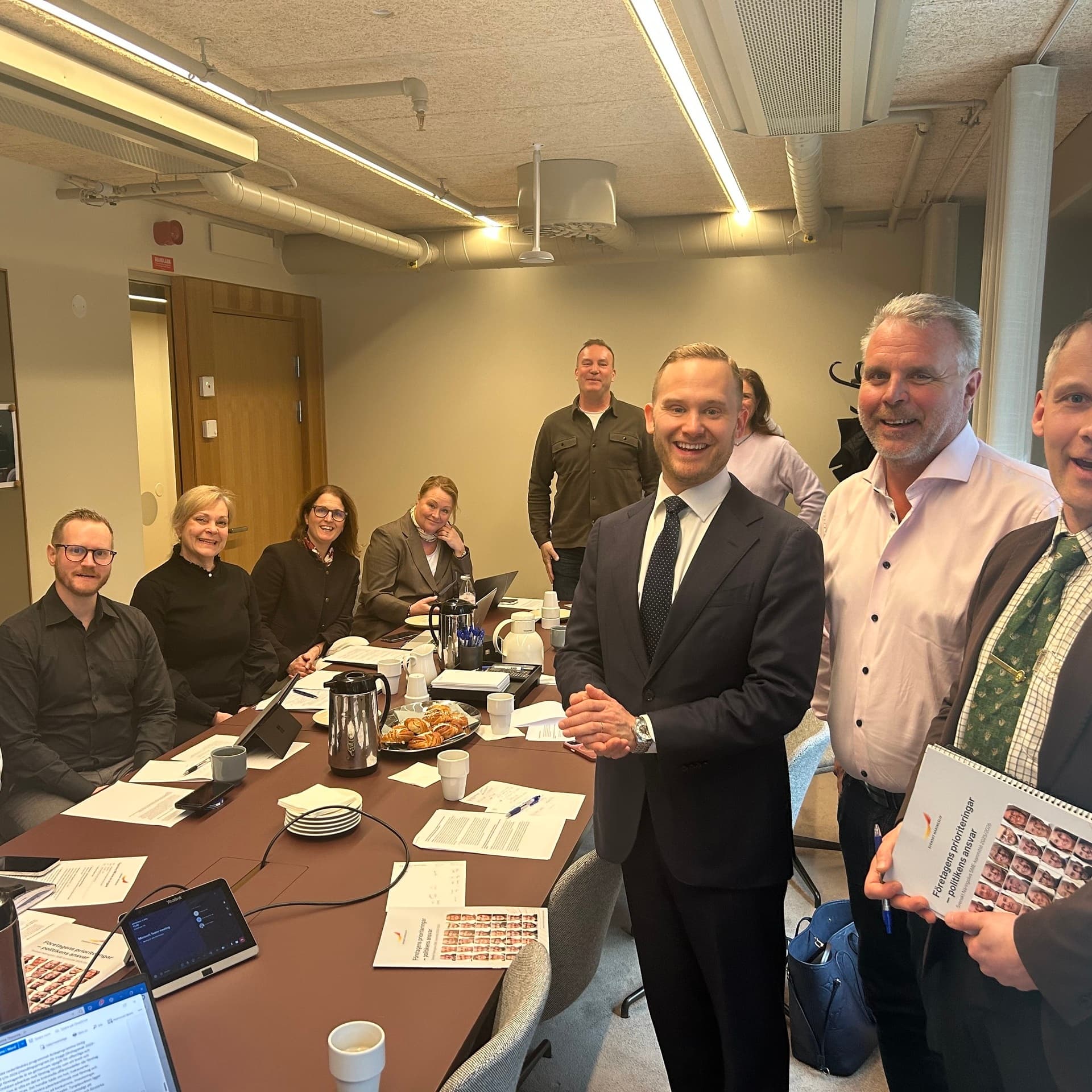 Henrik Vinge (SD) besöker SME-kommittén