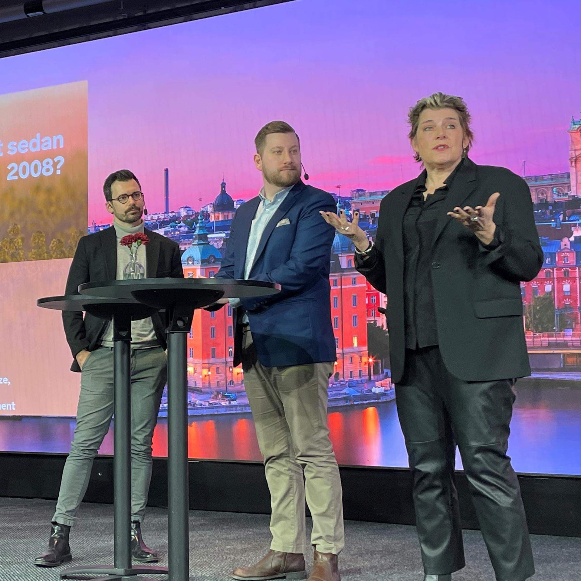 Patrik Karlsson, Amelie Berg, Jonas Öhlin, Strategirådet, Erik Holmgren, Migrationsverket, och Magdalena Schultze, Massive Entertainment.