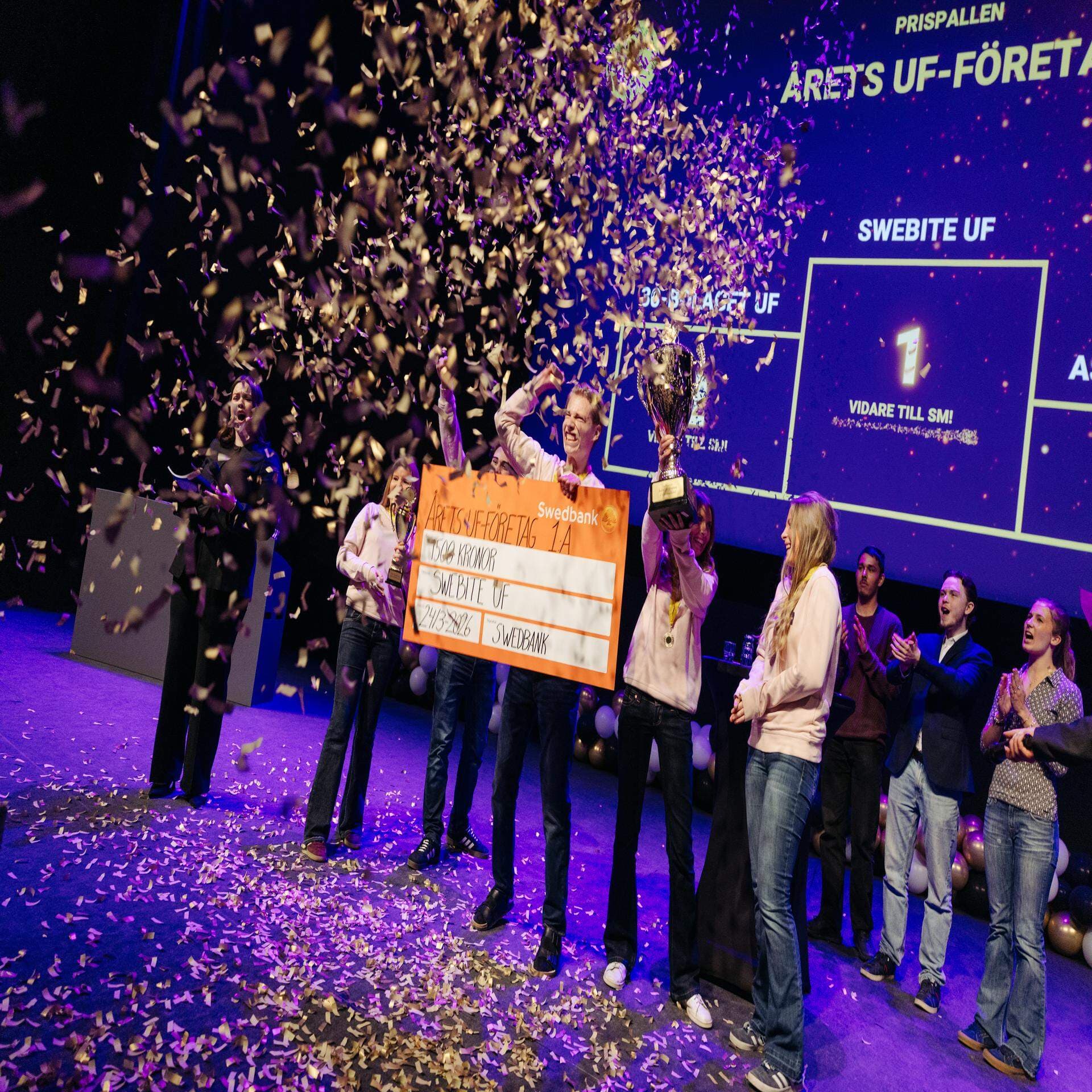 Vinnarna av Årets Företag på UF-mässan i Västmanland 2026