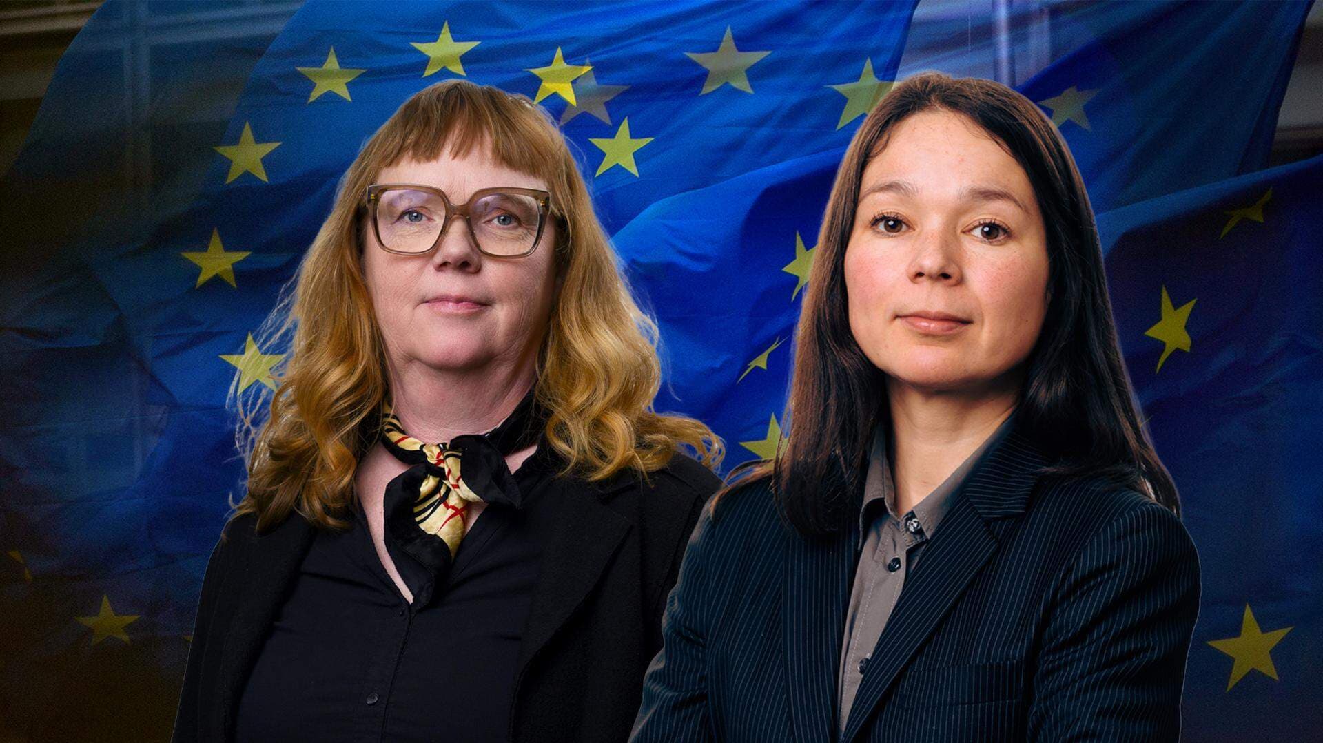 Carola Ekblad, expert digital policy, Eva Häussling, policyexpert på konsument- och marknadsrätt.