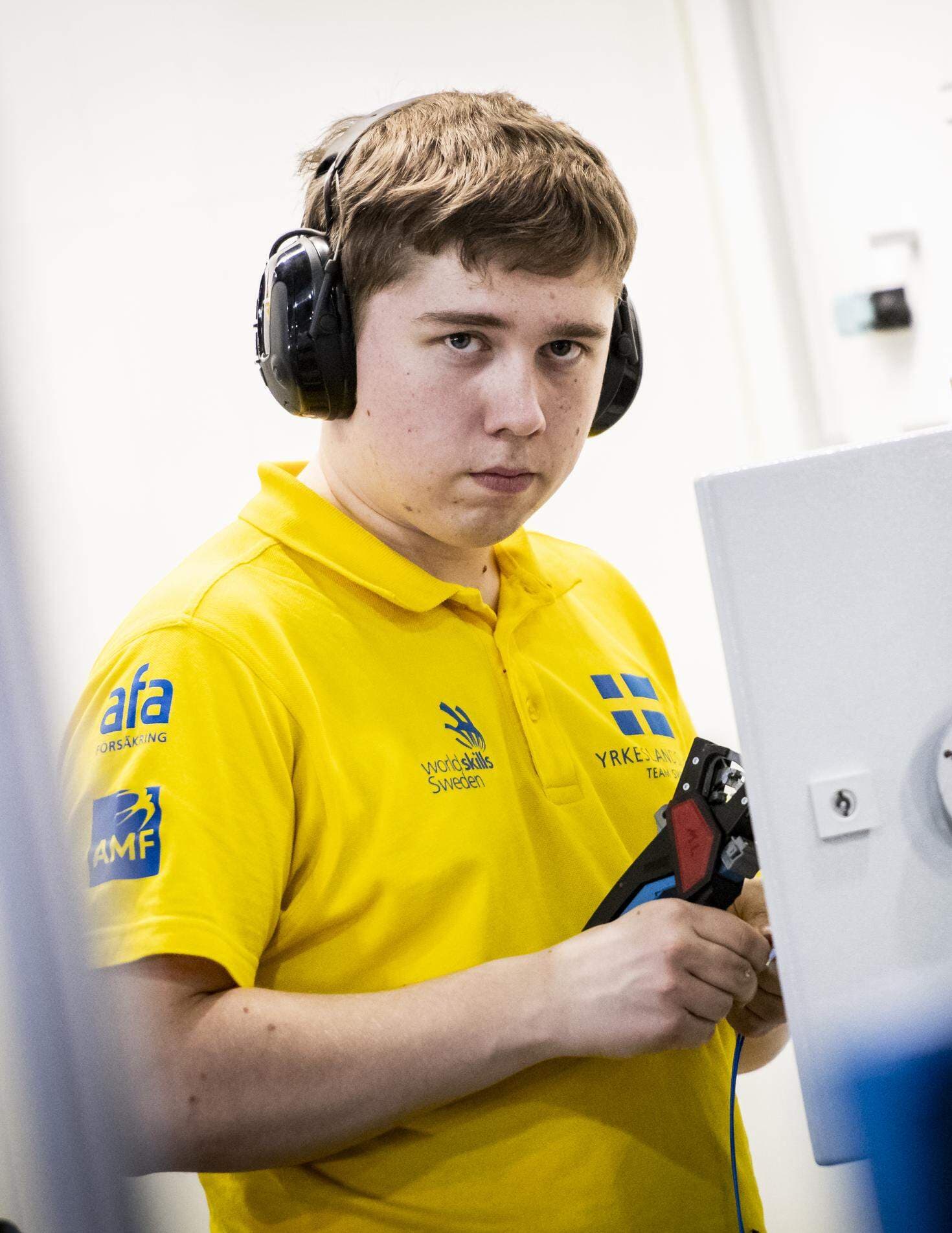 Martin Lindelöw, industrielektriker från Hässleholm