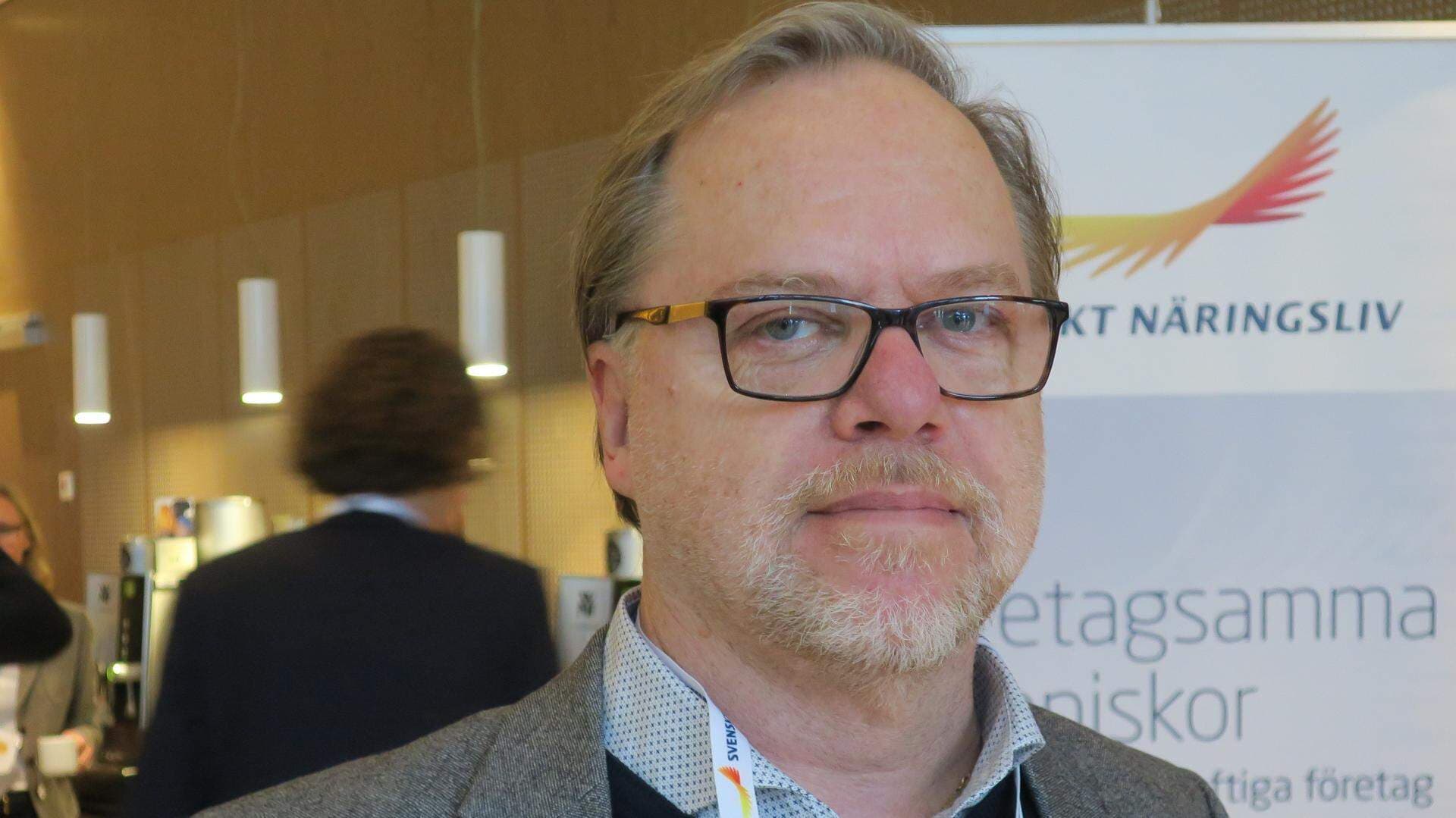 Johann Malmström, näringslivsstrateg på Region Gotland, var en av deltagarna på en inspirationsdag på Arlanda som Svenskt Näringsliv arrangerade för politiker och tjänstemän från hela Sverige.