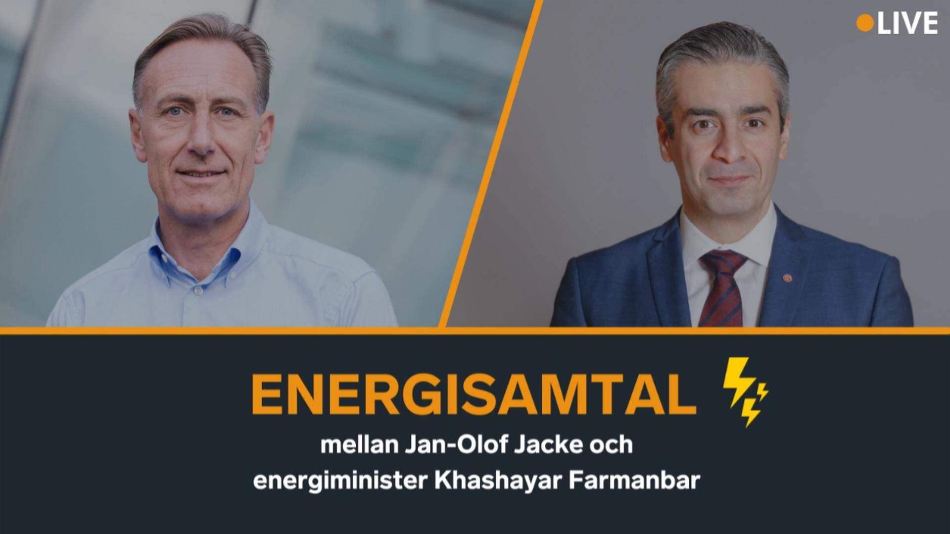 Khashayar Farmanbar och Jan-Olof Jacke