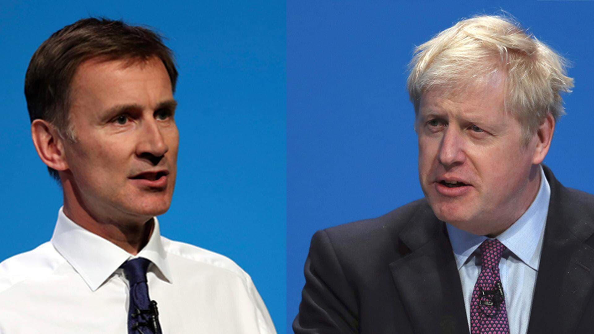Boris Johnson och Jeremy Hunt
