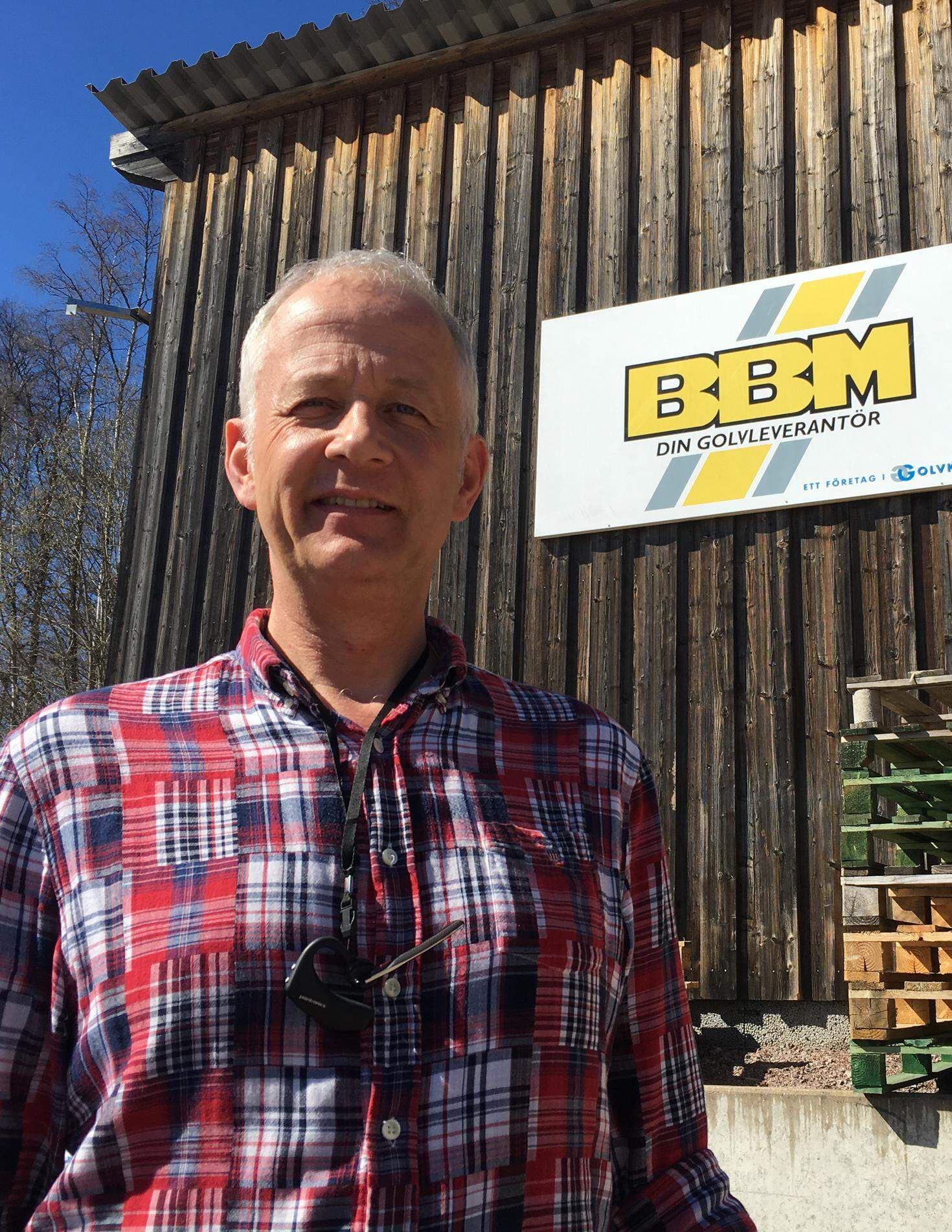 Per Schönbeck, ägare golvläggningsföretaget BBM i Falun.