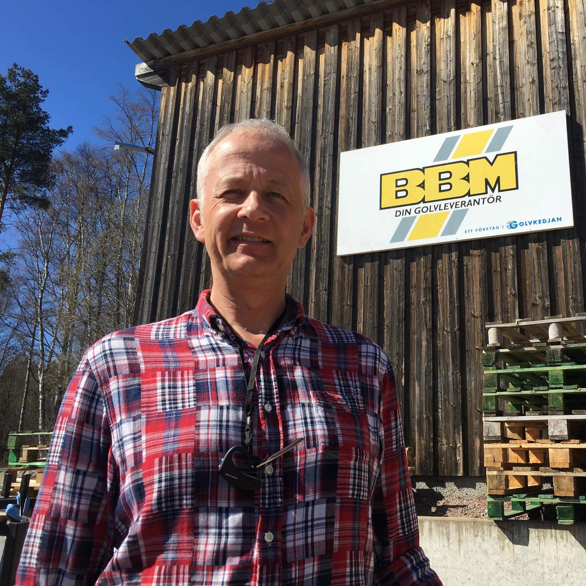 Per Schönbeck, ägare golvläggningsföretaget BBM i Falun.