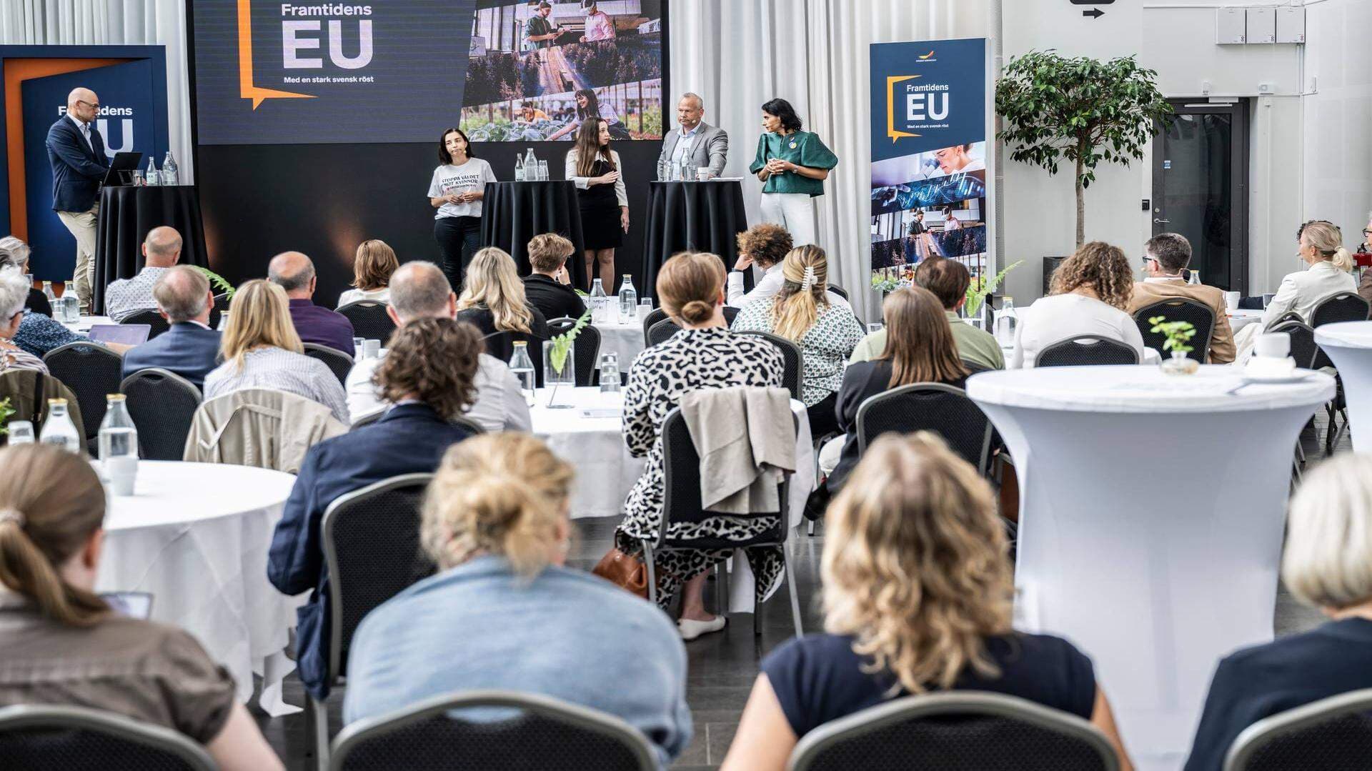 Debatt i Malmö inför EU-valet.