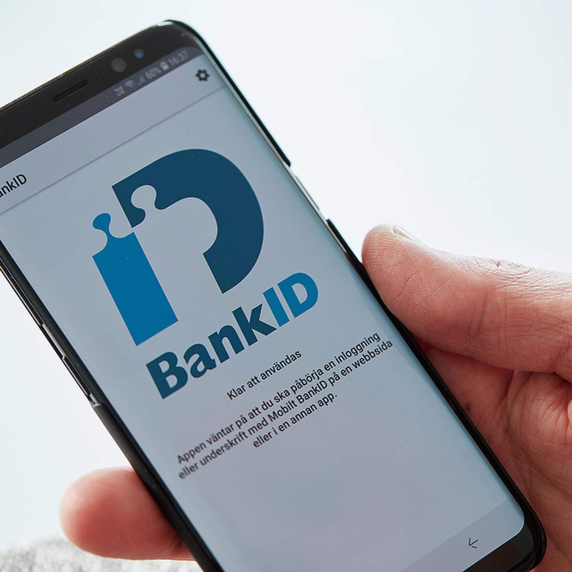 Mobiltelefon med Bankid