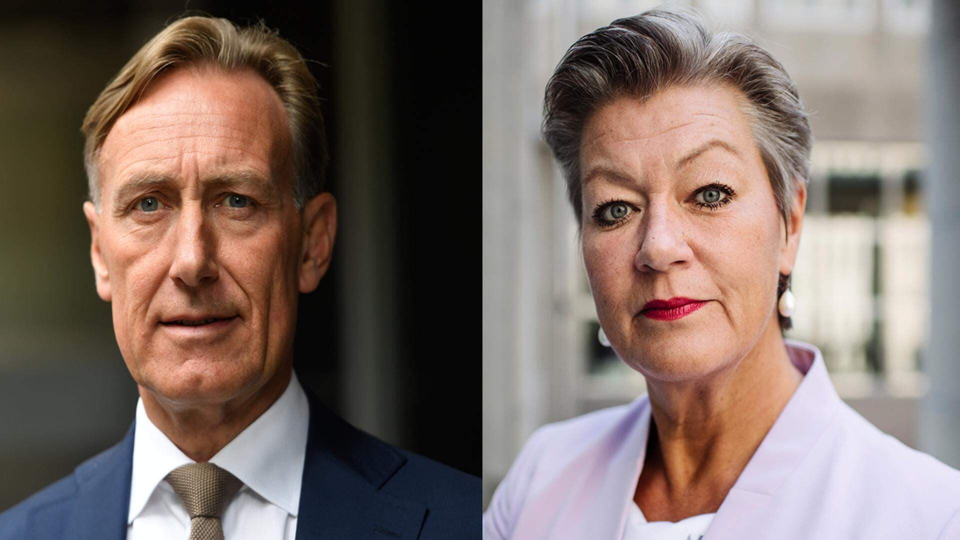 Jan-Olov Jacke och Ylva Johansson