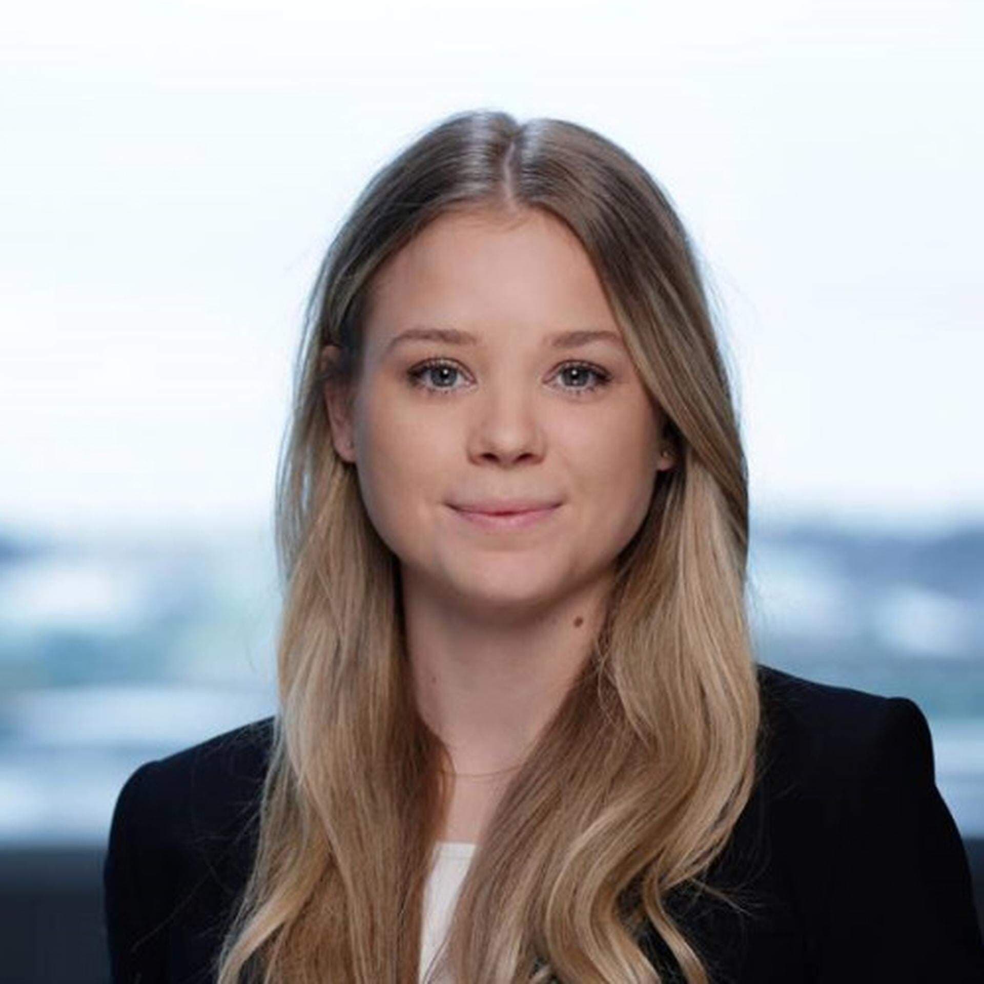 Pressbild på Rebecca Hansson